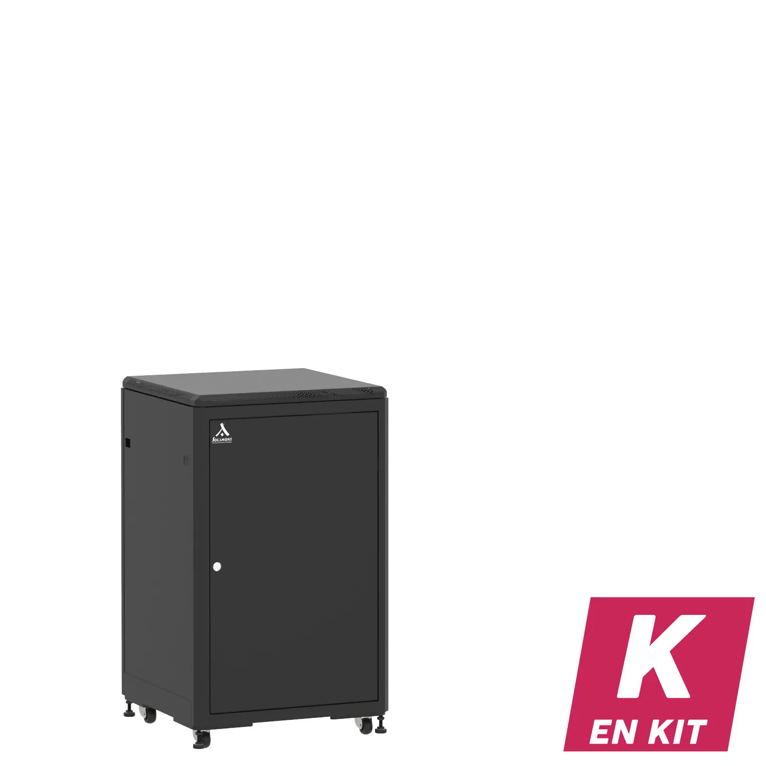 Socamont - Baie serveur Ligne 500 - 19" - 18U - H1007xL600xP600 - Noir - En Kit - SP/SP/PL (réf. 51866KSPSPPL)