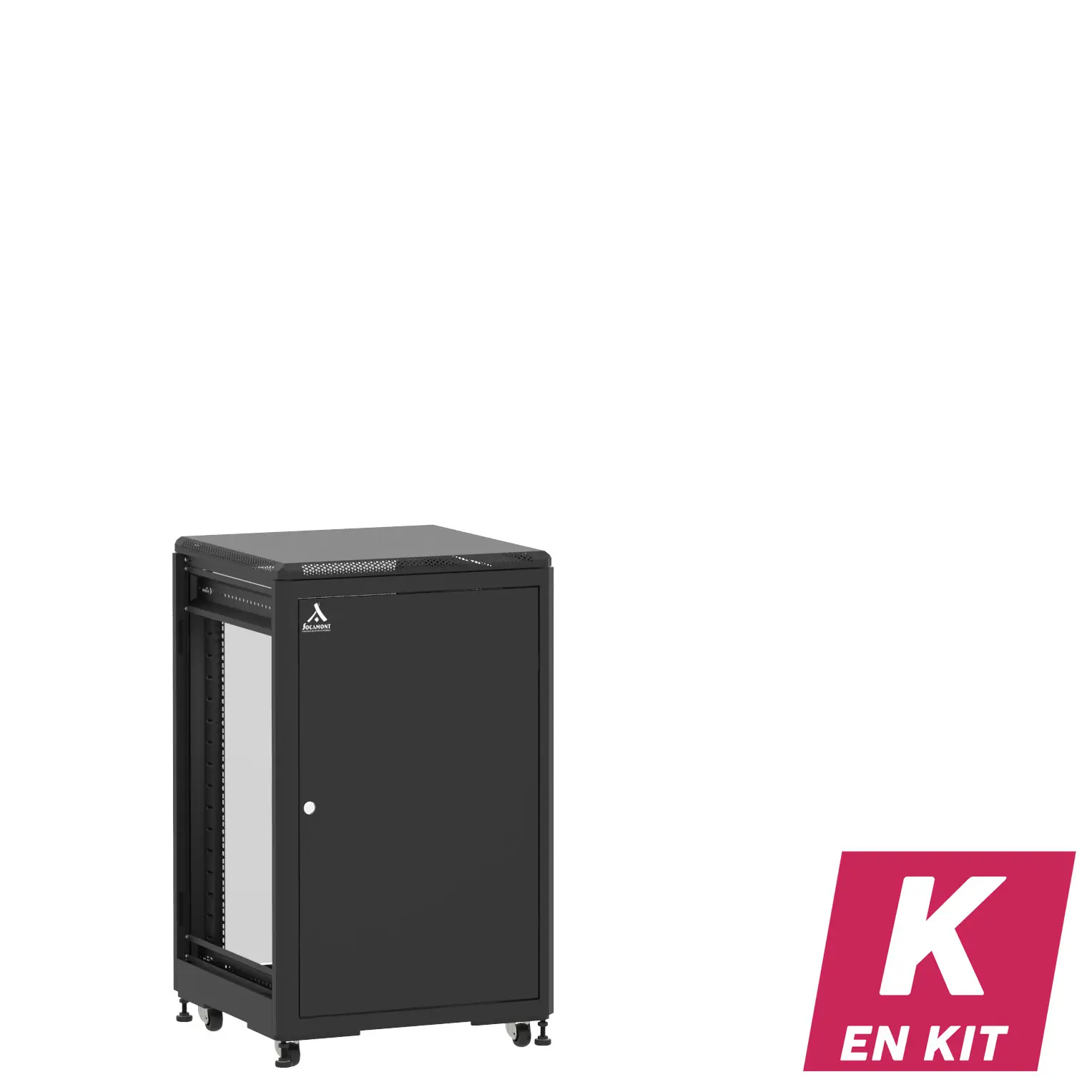 Socamont - Baie serveur Ligne 500 - 19" - 18U - H1007xL600xP600 - Noir - En Kit - SP/SV/ZL (réf. 51866KSPSVZL)