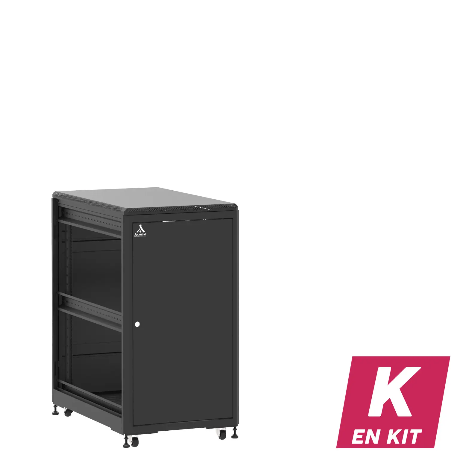 Socamont - Baie serveur Ligne 500 - 19" - 21U - H1141xL600xP1000 - Noir - En Kit - SP/PP/ZL (réf. 521610KSPPPZL)