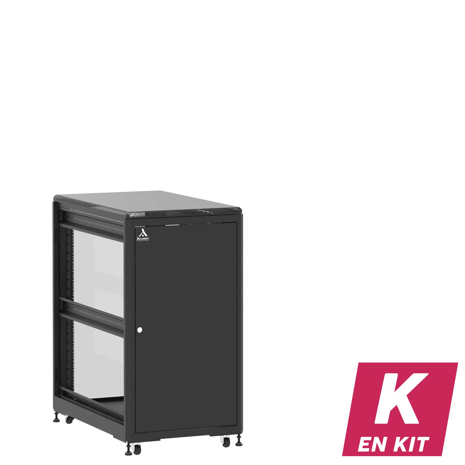 Socamont - Baie serveur Ligne 500 - 19" - 21U - H1141xL600xP1000 - Noir - En Kit - SP/SV/ZL (réf. 521610KSPSVZL)