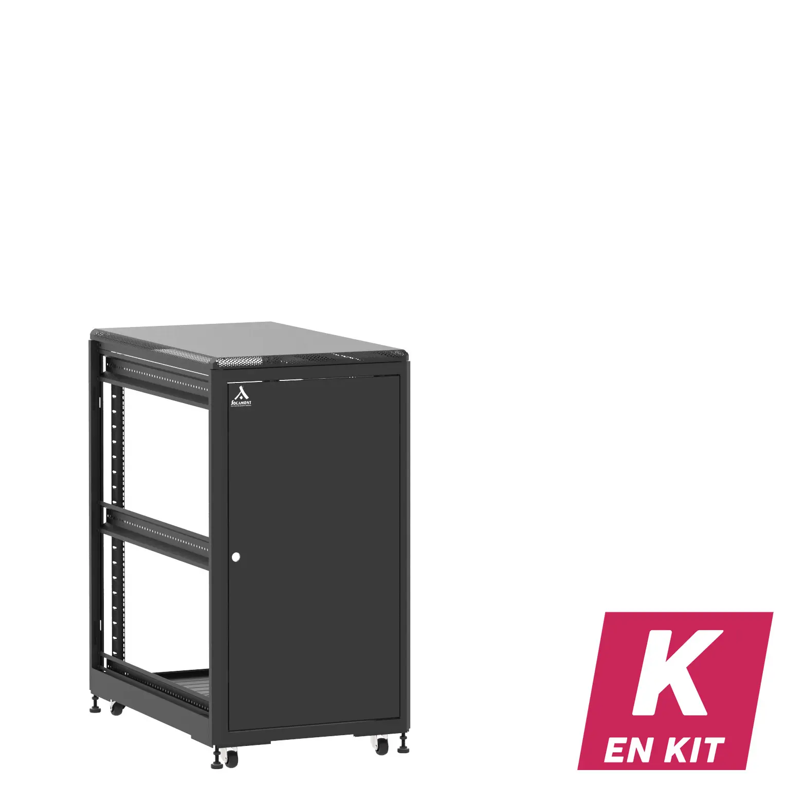 Socamont - Baie serveur Ligne 500 - 19" - 21U - H1141xL600xP1000 - Noir - En Kit - SP/ZP/ZL (réf. 521610KSPZPZL)