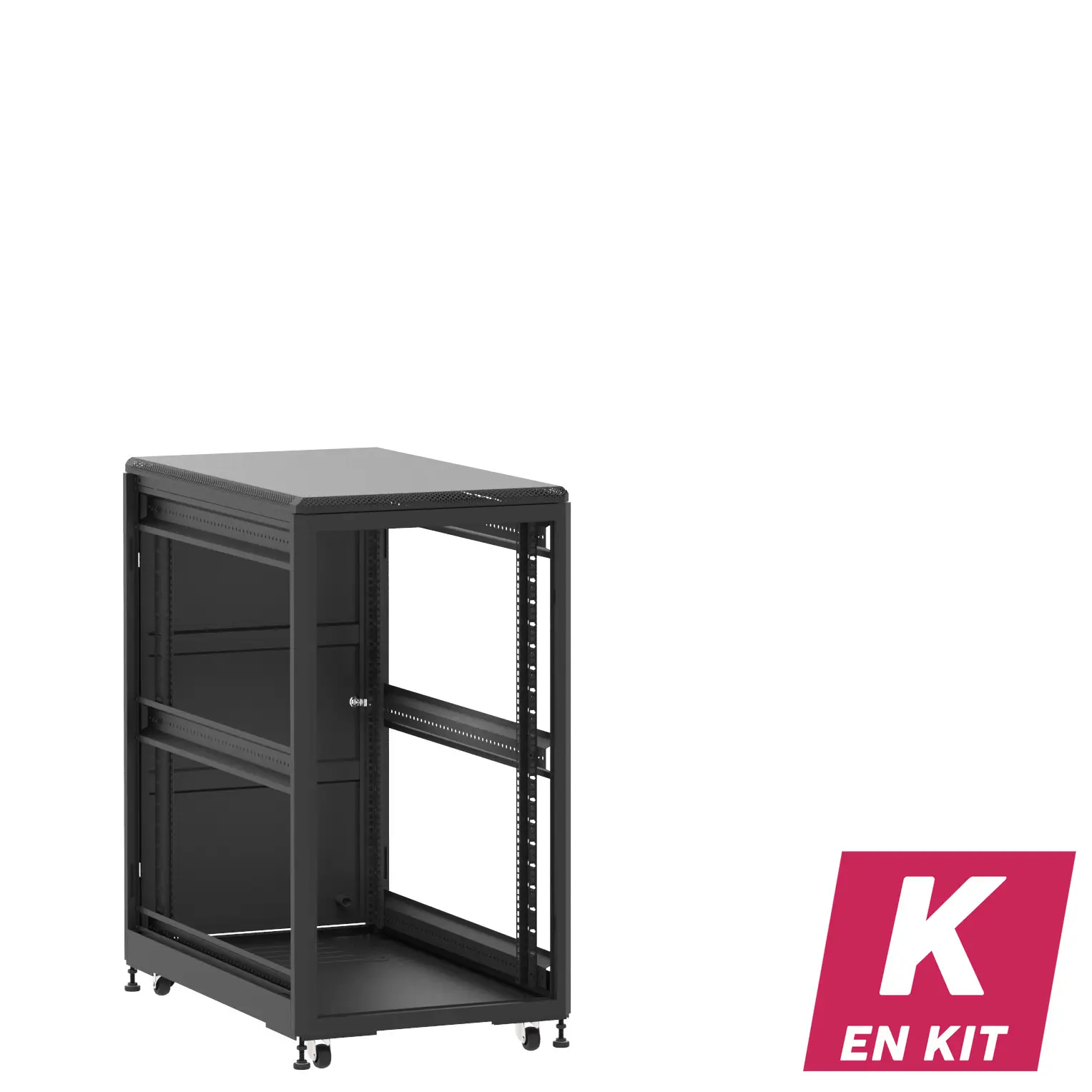 Socamont - Baie serveur Ligne 500 - 19" - 21U - H1141xL600xP1000 - Noir - En Kit - ZP/SP/ZL (réf. 521610KZPSPZL)