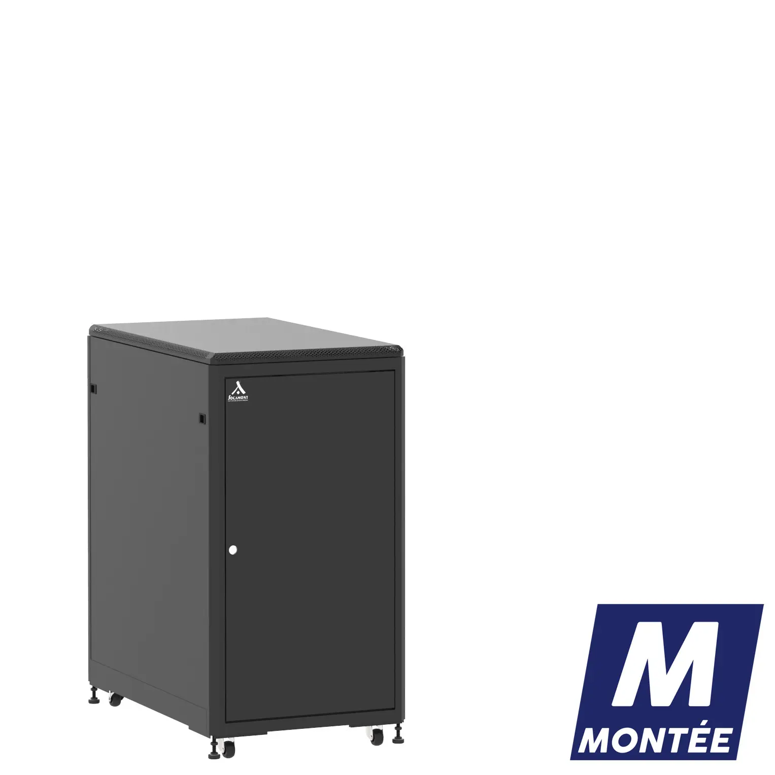 Socamont - Baie serveur Ligne 500 - 19" - 21U - H1141xL600xP1000 - Noir - Monté - SP/SV/PL (réf. 521610MSPSVPL)