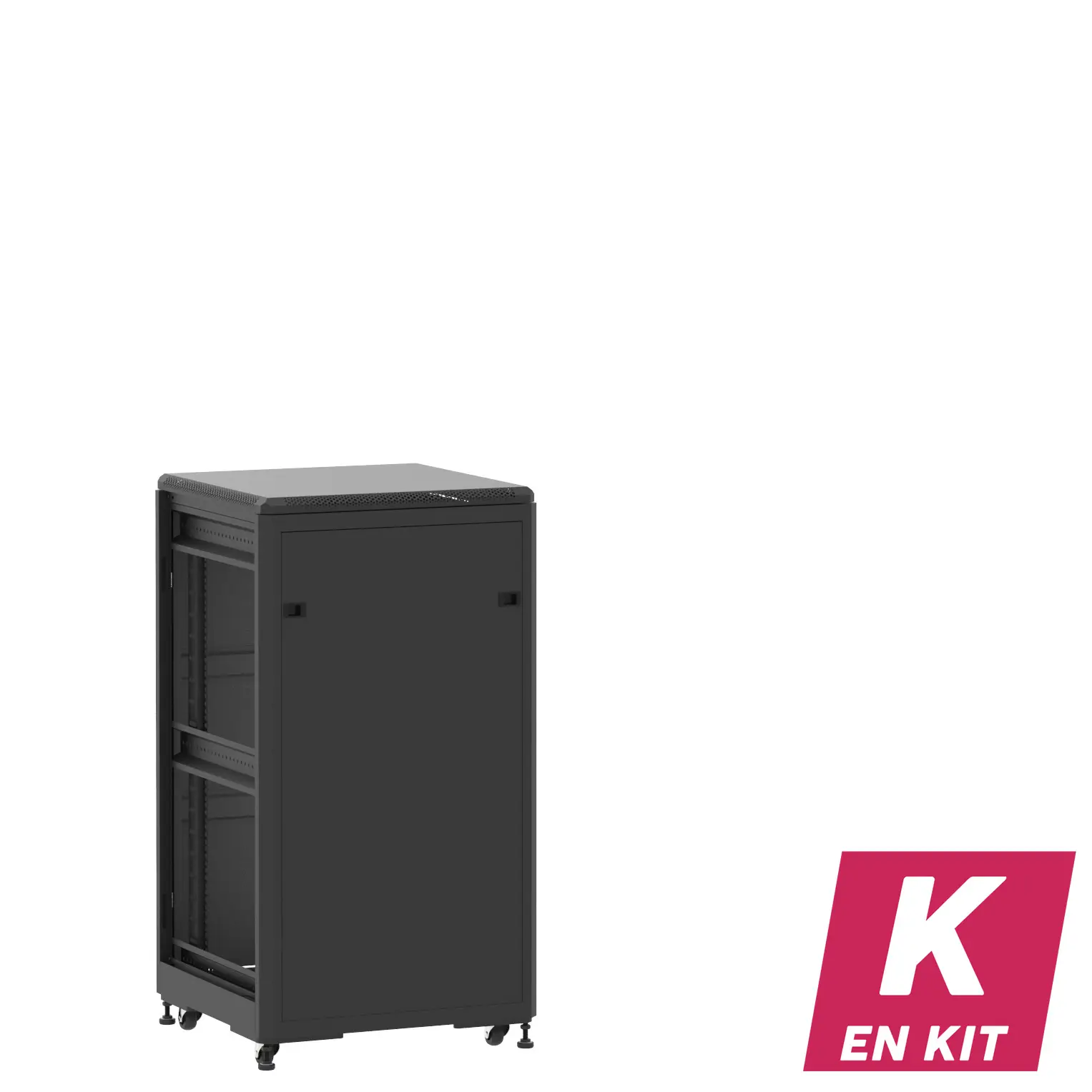 Socamont - Baie serveur Ligne 500 - 19" - 21U - H1141xL600xP600 - Noir - En Kit - PP/SP/ZL (réf. 52166KPPSPZL)