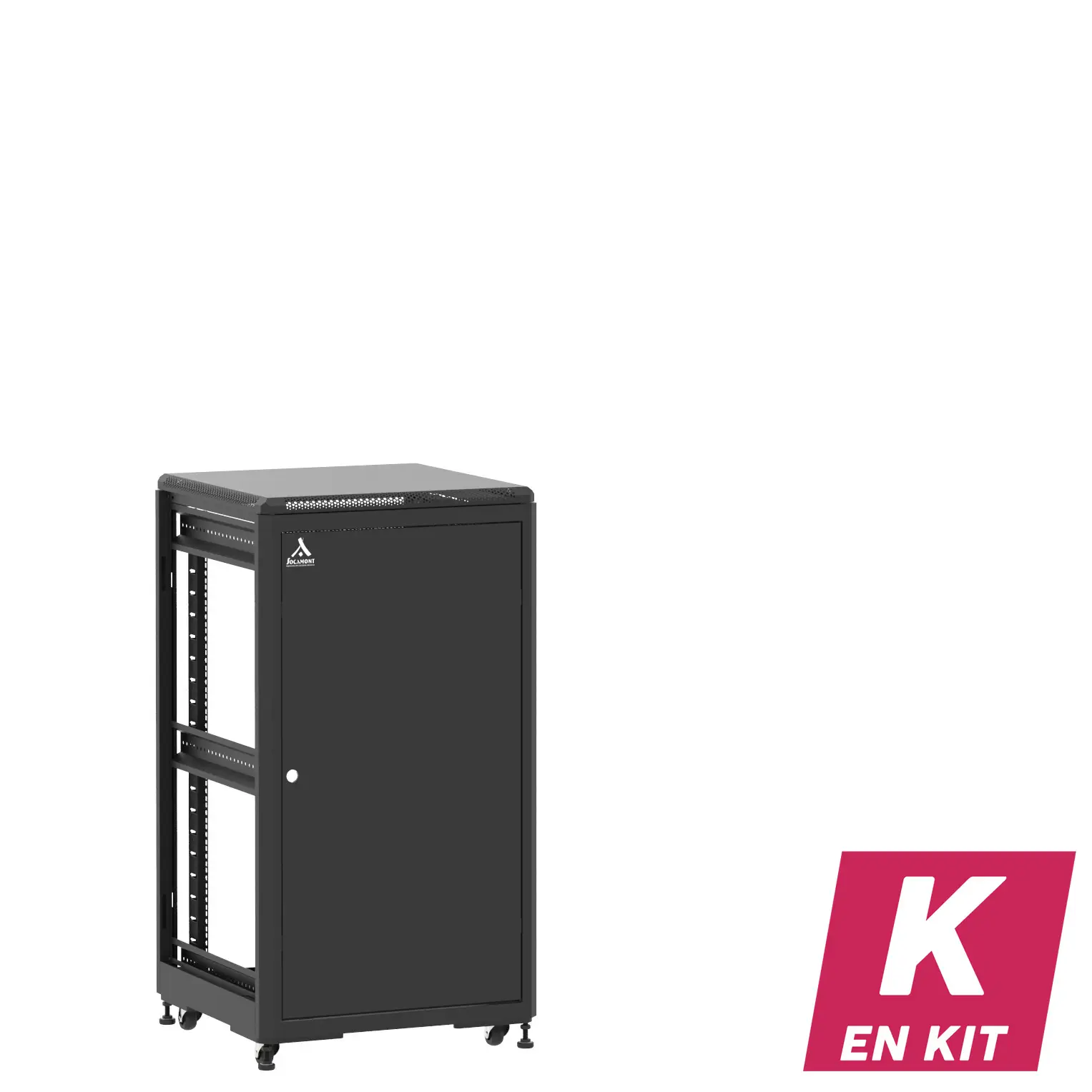 Socamont - Baie serveur Ligne 500 - 19" - 21U - H1141xL600xP600 - Noir - En Kit - SP/ZP/ZL (réf. 52166KSPZPZL)