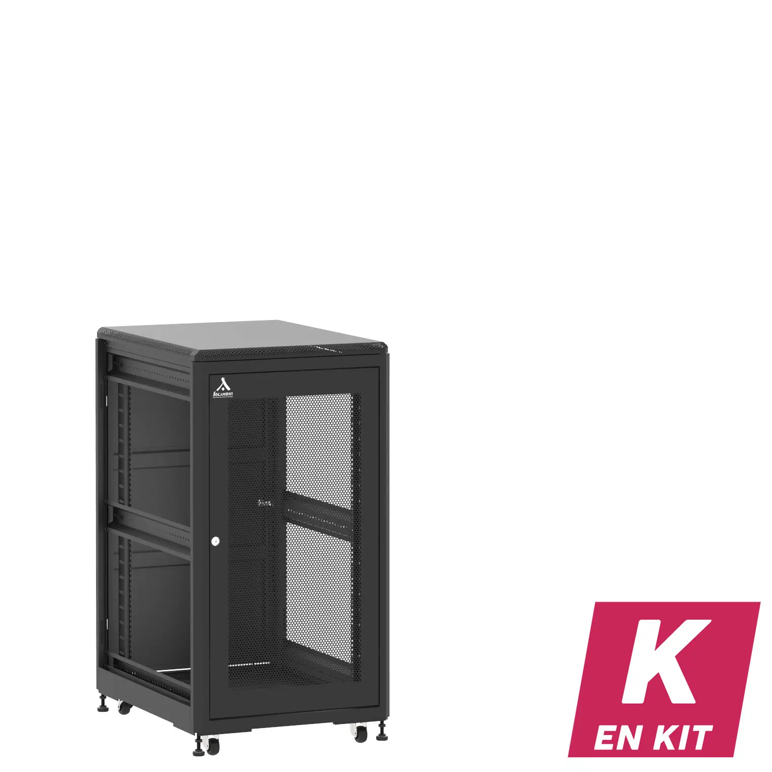 Socamont - Baie serveur Ligne 500 - 19" - 21U - H1141xL600xP800 - Noir - En Kit - SA/SP/ZL (réf. 52168KSASPZL)