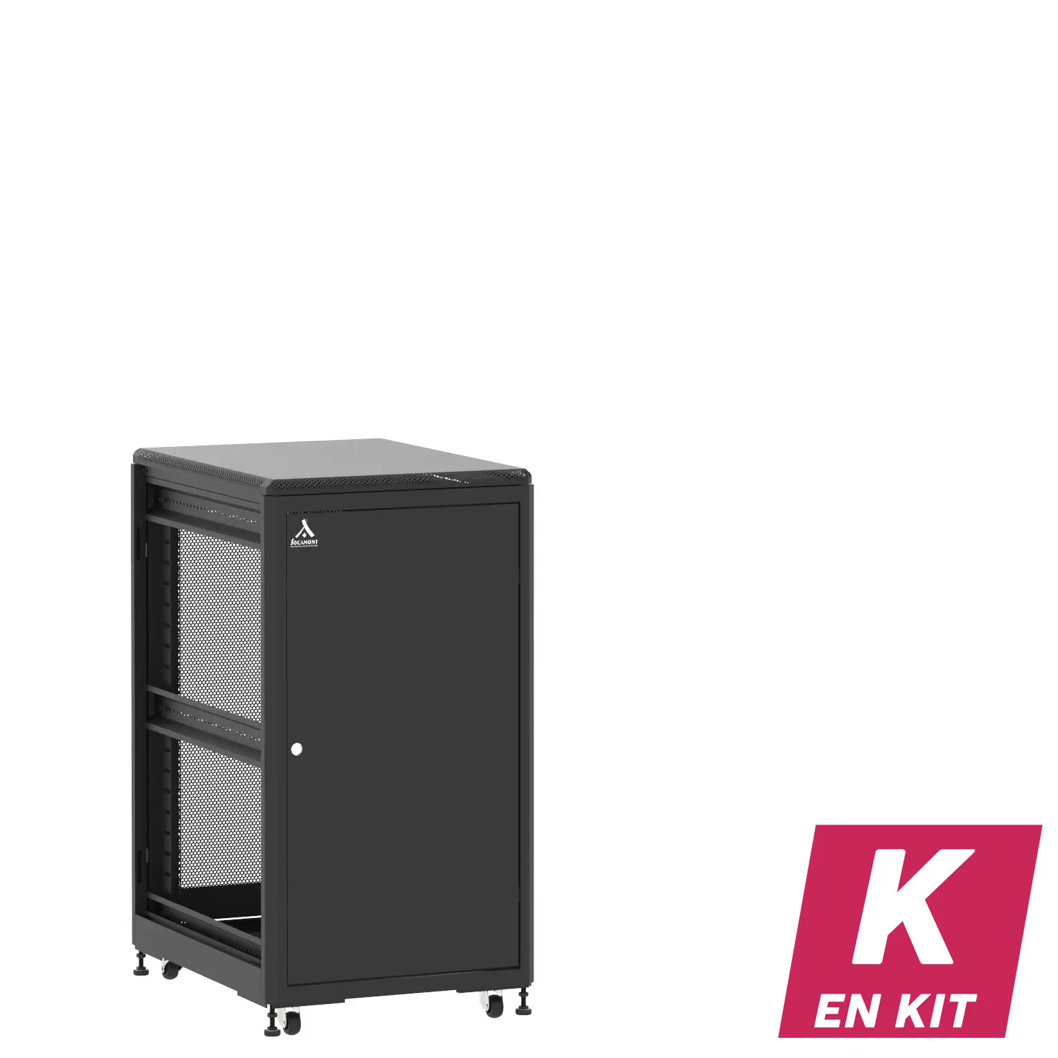 Socamont - Baie serveur Ligne 500 - 19" - 21U - H1141xL600xP800 - Noir - En Kit - SP/SA/ZL (réf. 52168KSPSAZL)