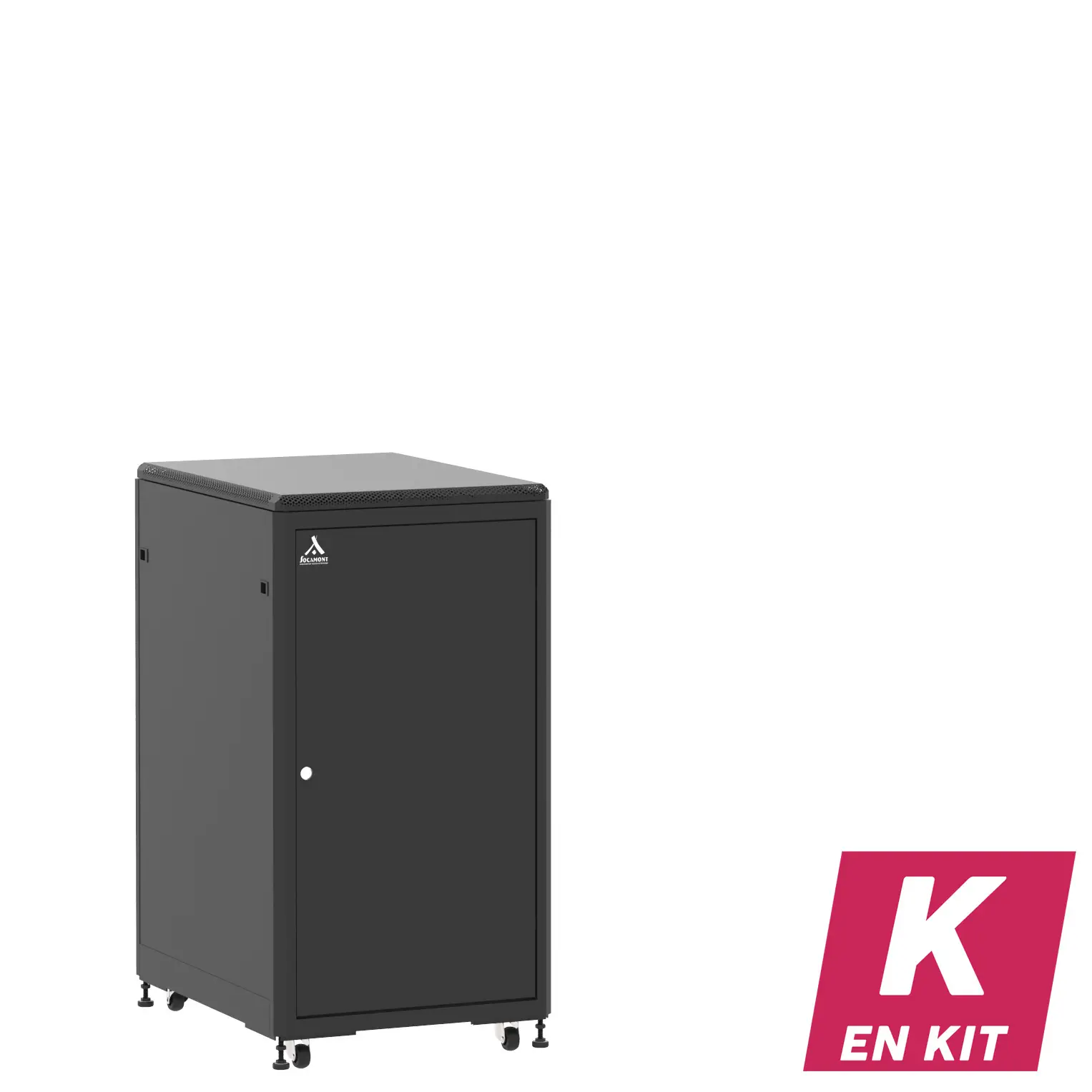 Socamont - Baie serveur Ligne 500 - 19" - 21U - H1141xL600xP800 - Noir - En Kit - SP/SV/PL (réf. 52168KSPSVPL)