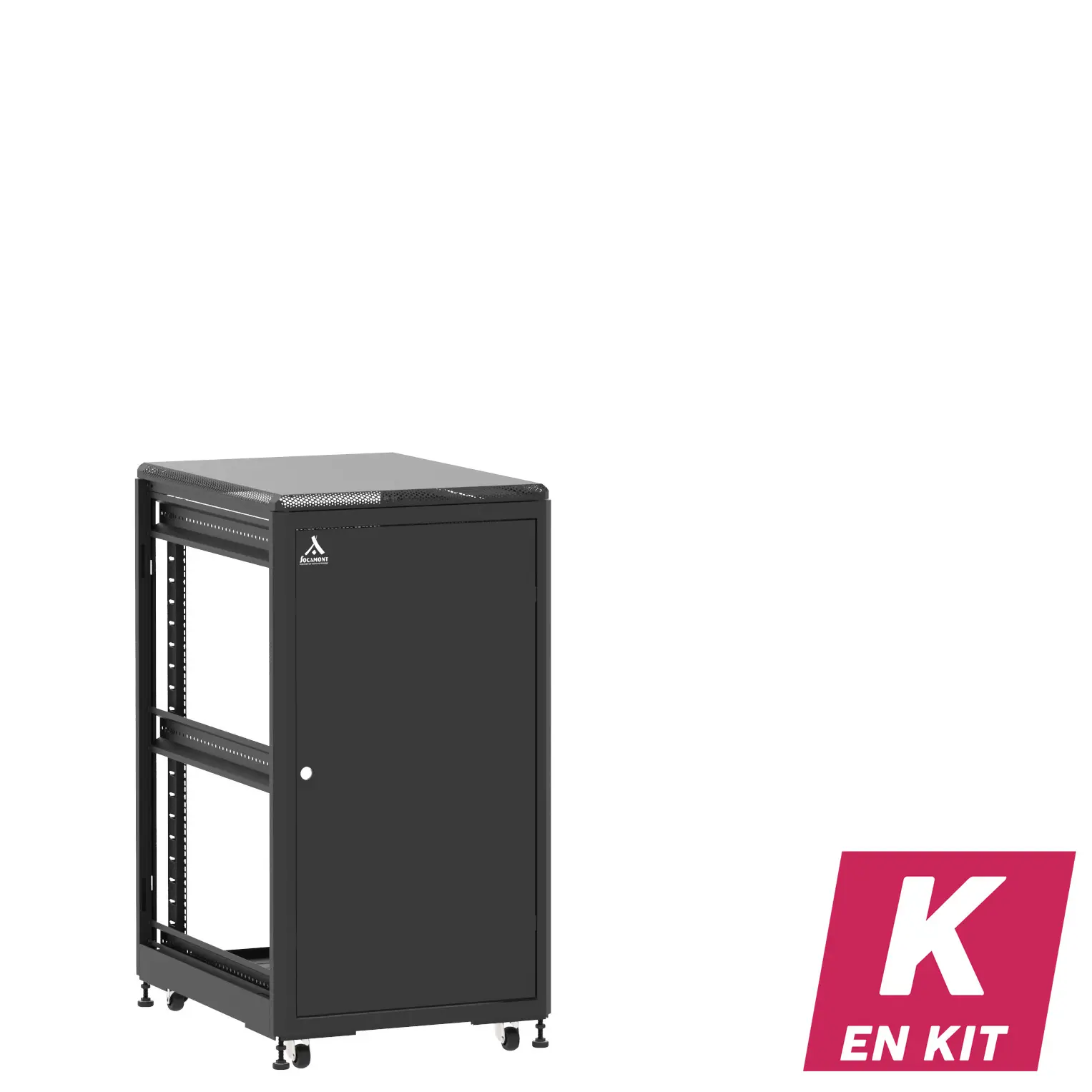 Socamont - Baie serveur Ligne 500 - 19" - 21U - H1141xL600xP800 - Noir - En Kit - SP/ZP/ZL (réf. 52168KSPZPZL)
