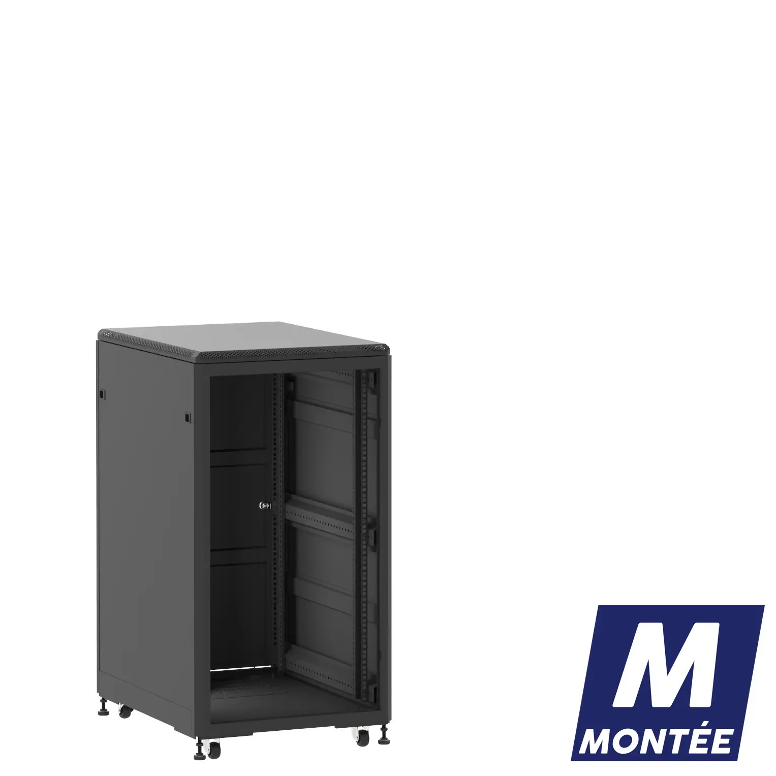 Socamont - Baie serveur Ligne 500 - 19" - 21U - H1141xL600xP800 - Noir - Monté - ZP/SP/PL (réf. 52168MZPSPPL)