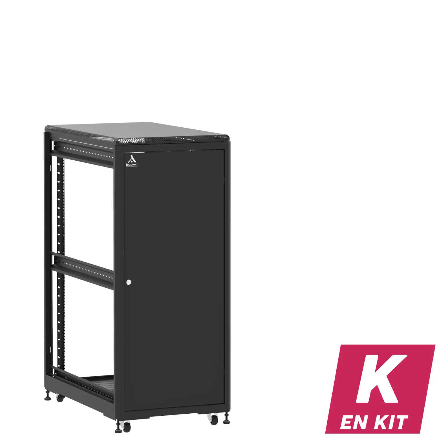 Socamont - Baie serveur Ligne 500 - 19" - 27U - H1407xL600xP1000 - Noir - En Kit - SP/ZP/ZL (réf. 527610KSPZPZL)