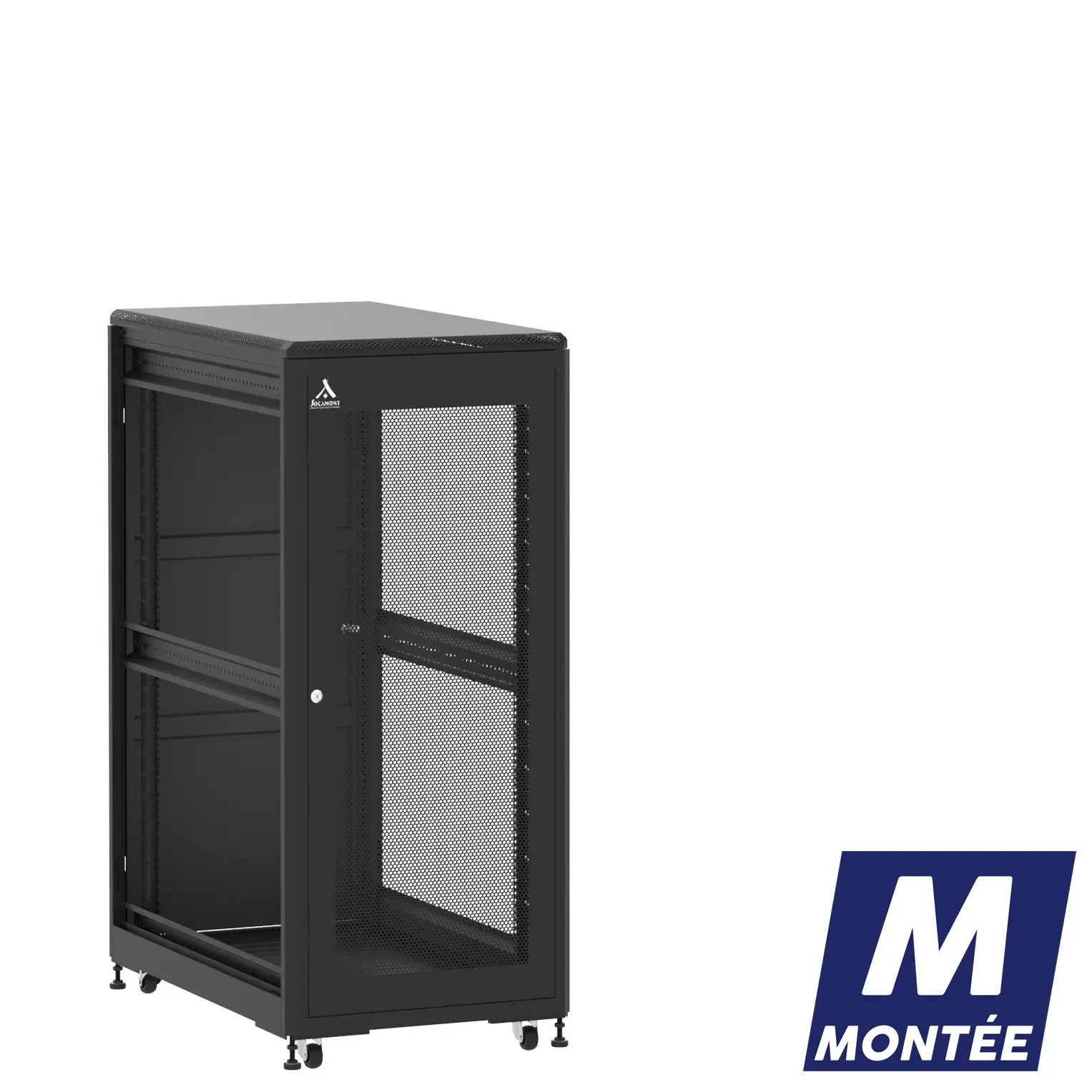 Socamont - Baie serveur Ligne 500 - 19" - 27U - H1407xL600xP1000 - Noir - Monté - SA/SP/ZL (réf. 527610MSASPZL)