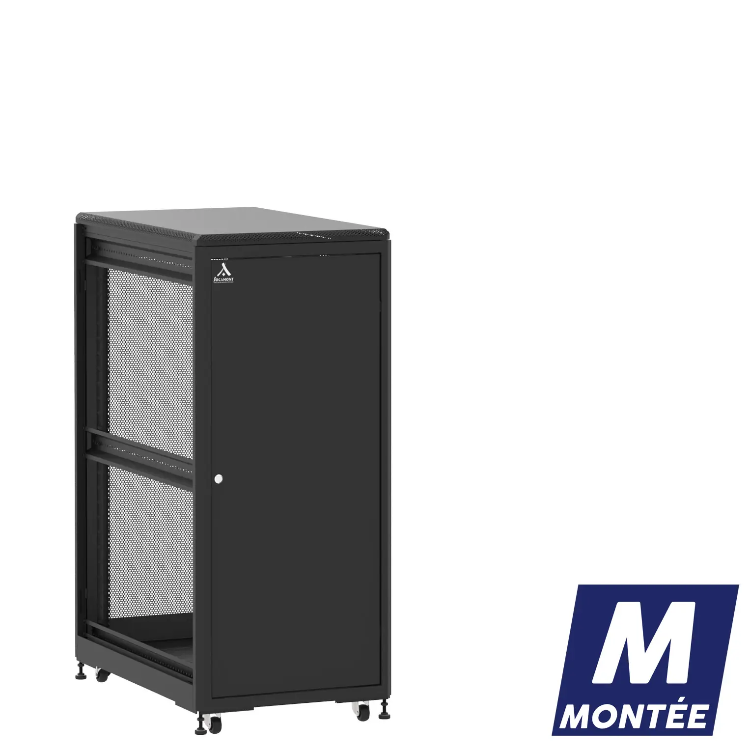 Socamont - Baie serveur Ligne 500 - 19" - 27U - H1407xL600xP1000 - Noir - Monté - SP/SA/ZL (réf. 527610MSPSAZL)