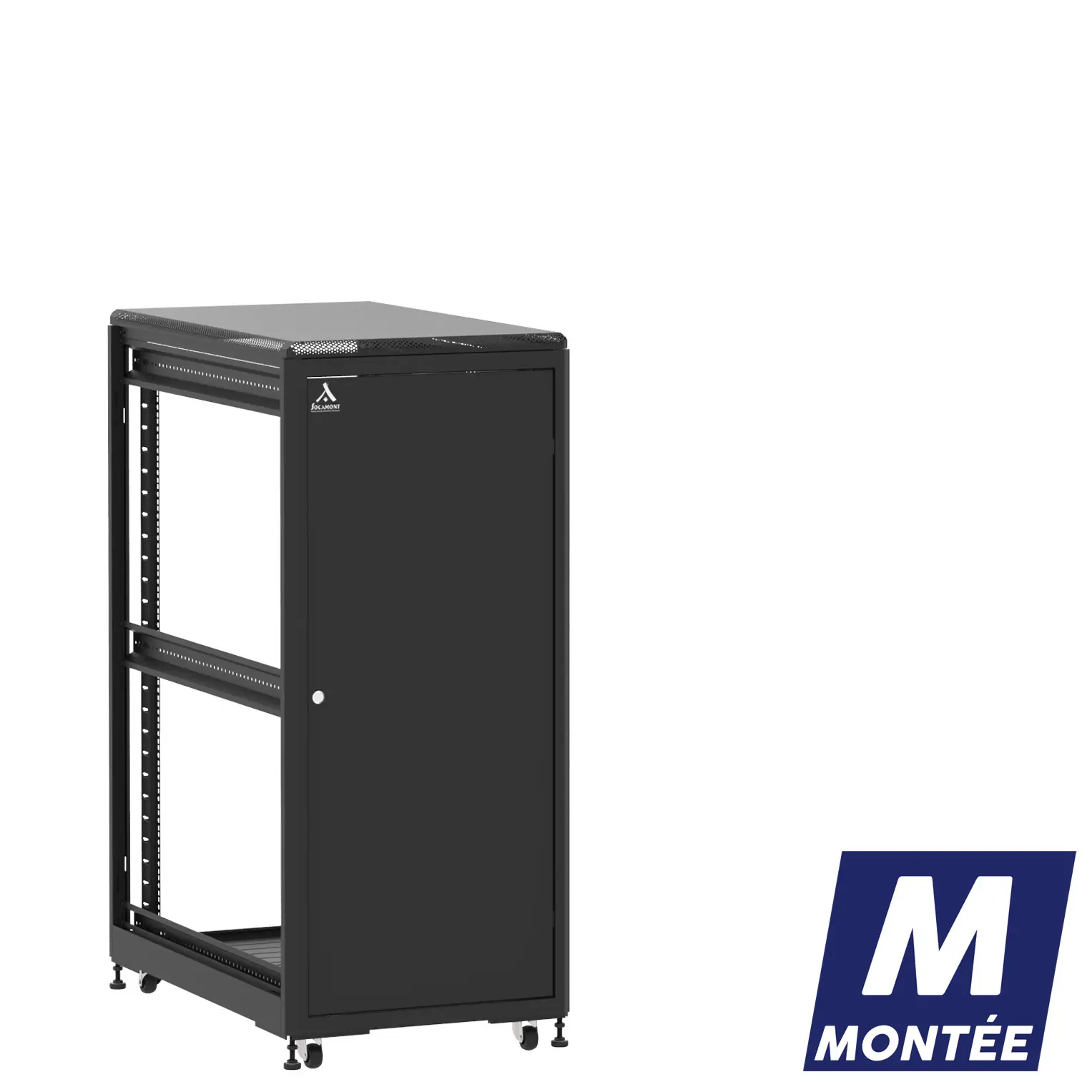 Socamont - Baie serveur Ligne 500 - 19" - 27U - H1407xL600xP1000 - Noir - Monté - SP/ZP/ZL (réf. 527610MSPZPZL)
