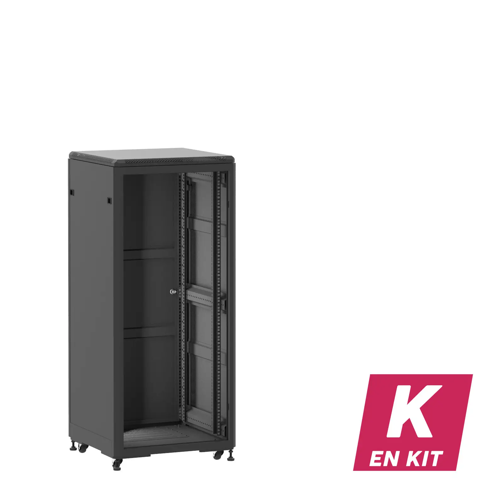 Socamont - Baie serveur Ligne 500 - 19" - 27U - H1407xL600xP600 - Noir - En Kit - ZP/SP/PL (réf. 52766KZPSPPL)