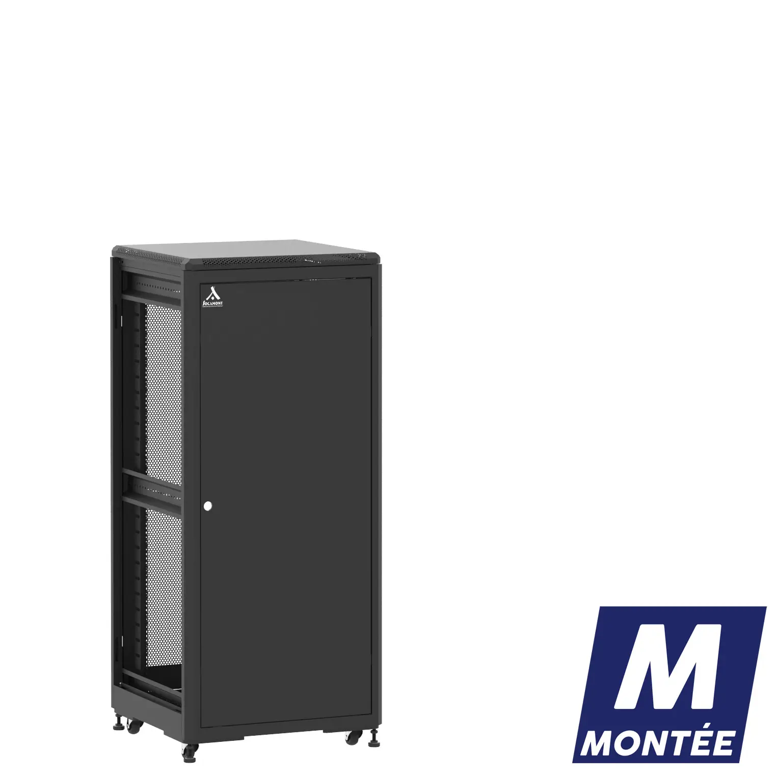 Socamont - Baie serveur Ligne 500 - 19" - 27U - H1407xL600xP600 - Noir - Monté - SP/SA/ZL (réf. 52766MSPSAZL)