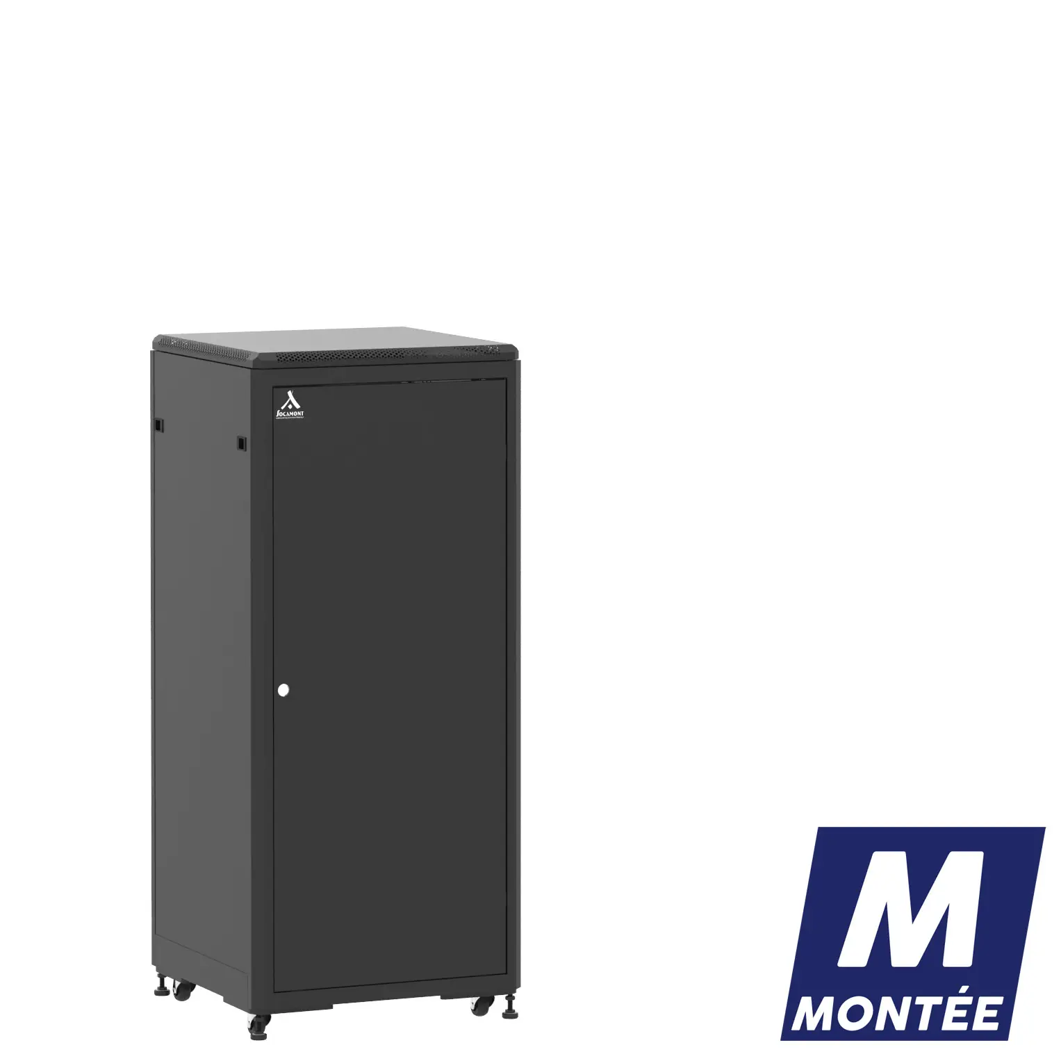 Socamont - Baie serveur Ligne 500 - 19" - 27U - H1407xL600xP600 - Noir - Monté - SP/ZP/PL (réf. 52766MSPZPPL)
