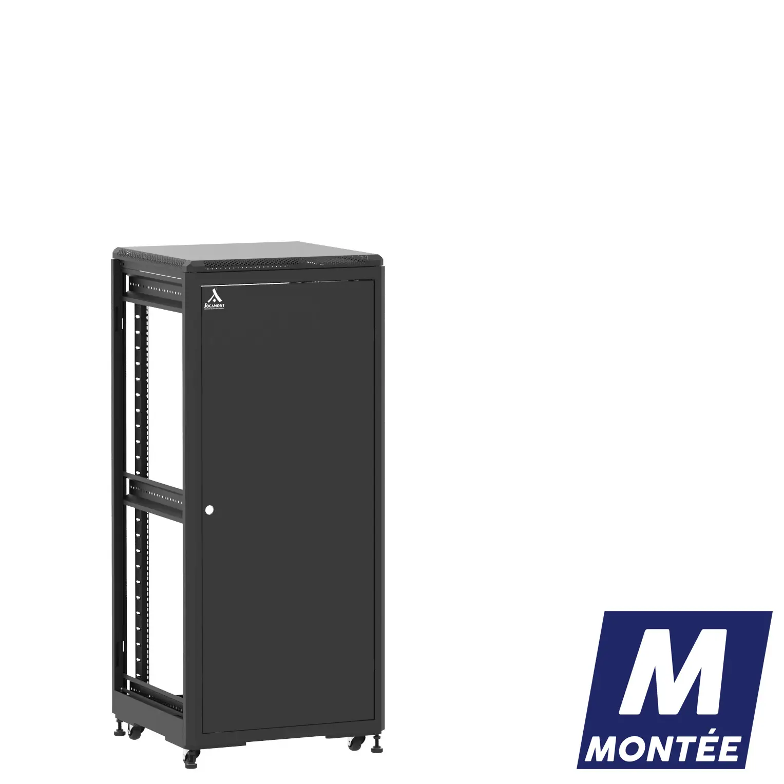 Socamont - Baie serveur Ligne 500 - 19" - 27U - H1407xL600xP600 - Noir - Monté - SP/ZP/ZL (réf. 52766MSPZPZL)