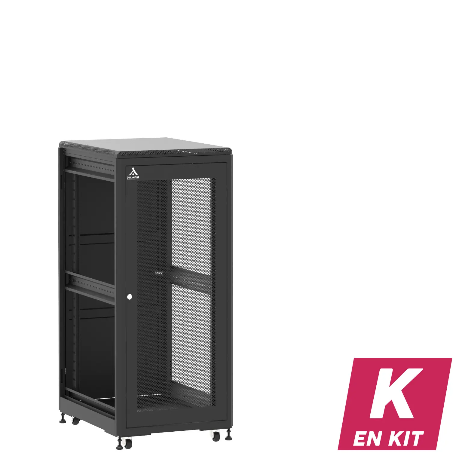 Socamont - Baie serveur Ligne 500 - 19" - 27U - H1407xL600xP800 - Noir - En Kit - SA/SP/ZL (réf. 52768KSASPZL)