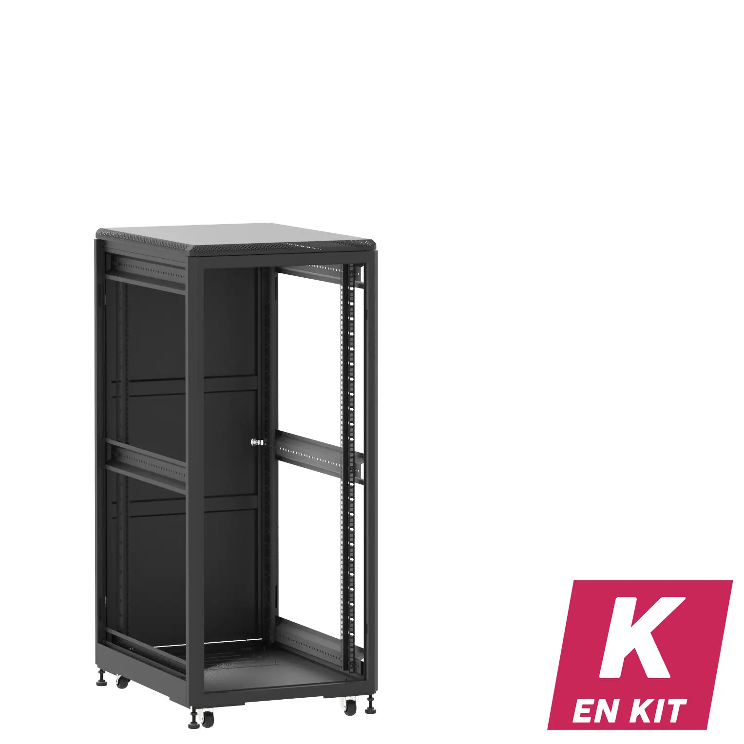 Socamont - Baie serveur Ligne 500 - 19" - 27U - H1407xL600xP800 - Noir - En Kit - ZP/SP/ZL (réf. 52768KZPSPZL)