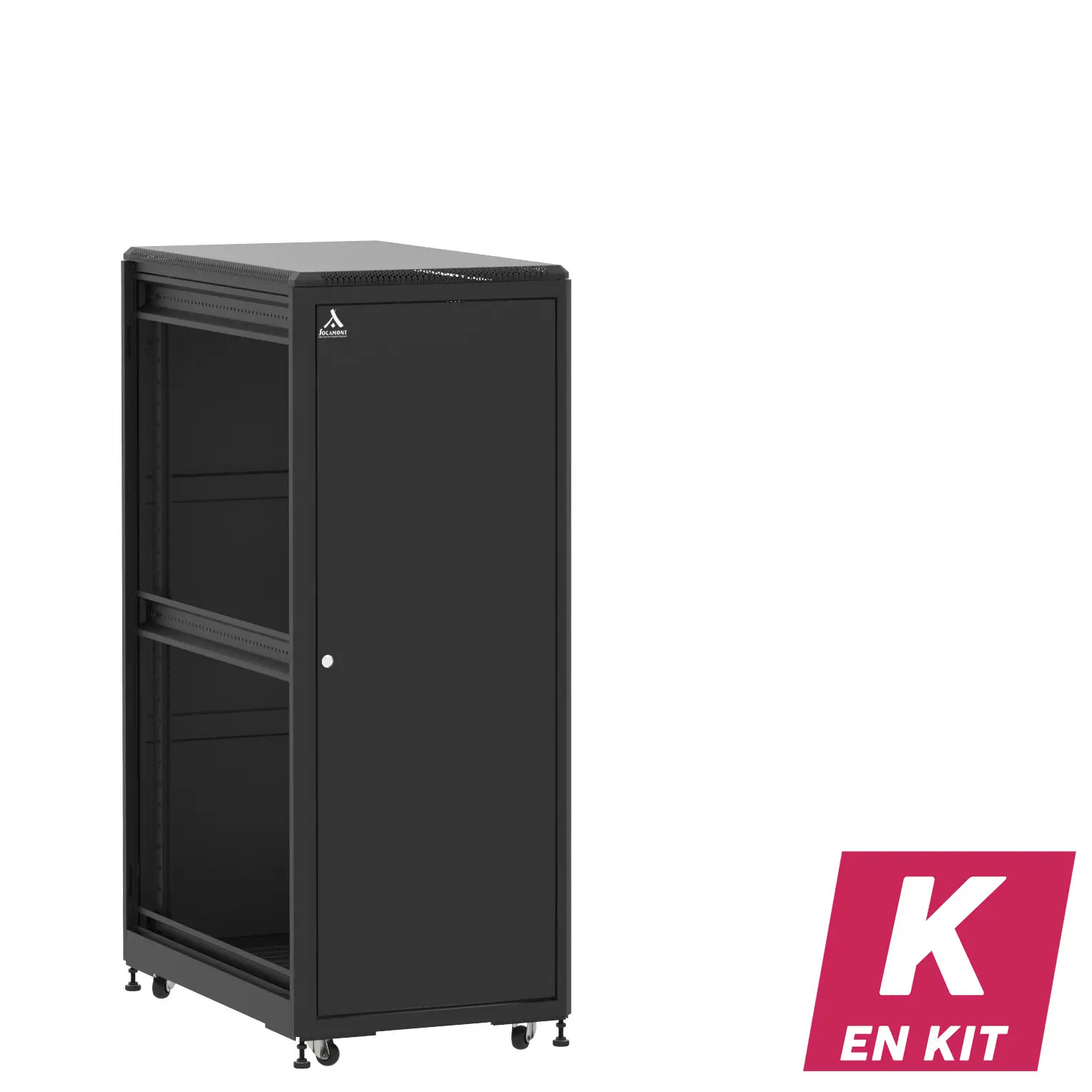 Socamont - Baie serveur Ligne 500 - 19" - 31U - H1585xL600xP1000 - Noir - En Kit - SP/PP/ZL (réf. 531610KSPPPZL)