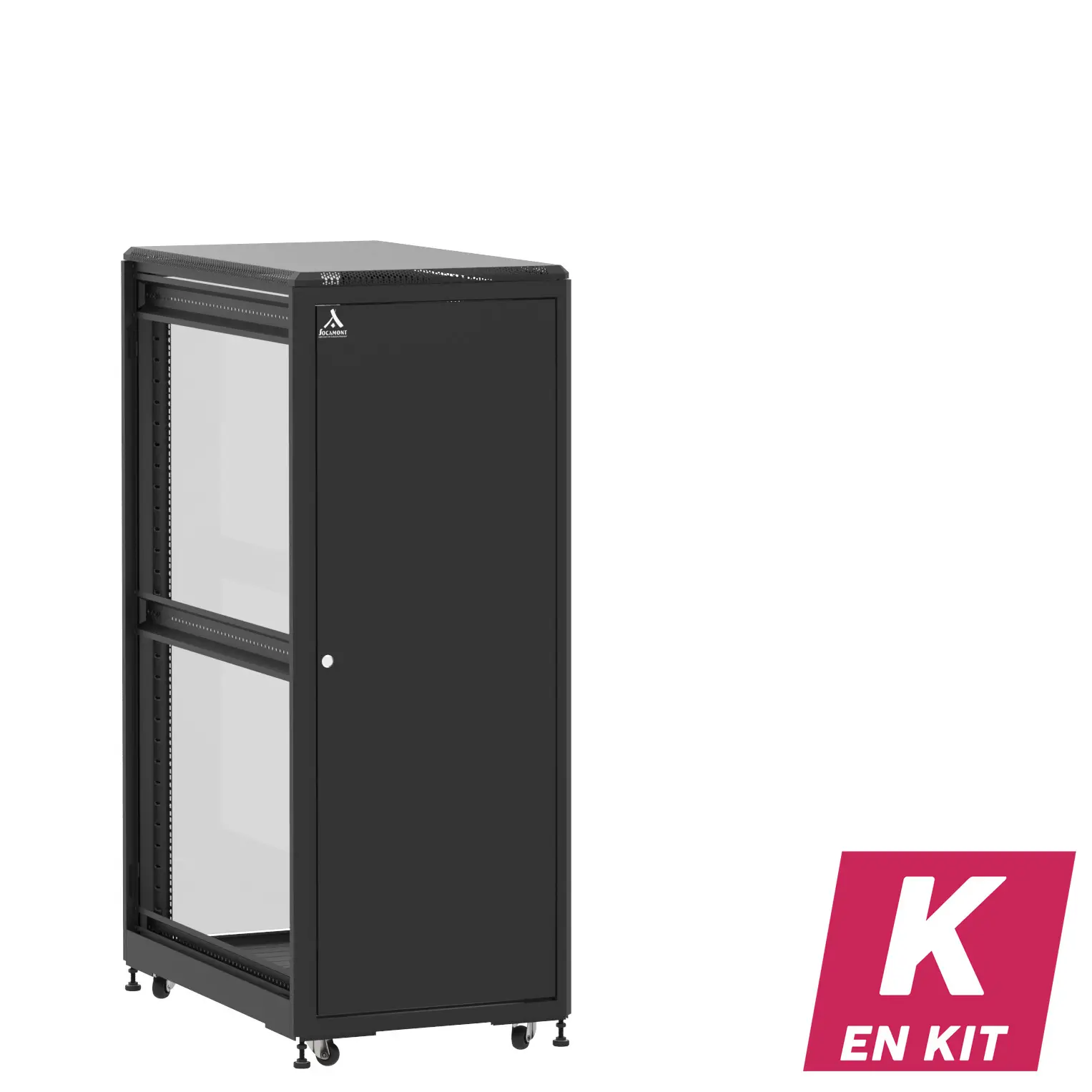 Socamont - Baie serveur Ligne 500 - 19" - 31U - H1585xL600xP1000 - Noir - En Kit - SP/SV/ZL (réf. 531610KSPSVZL)
