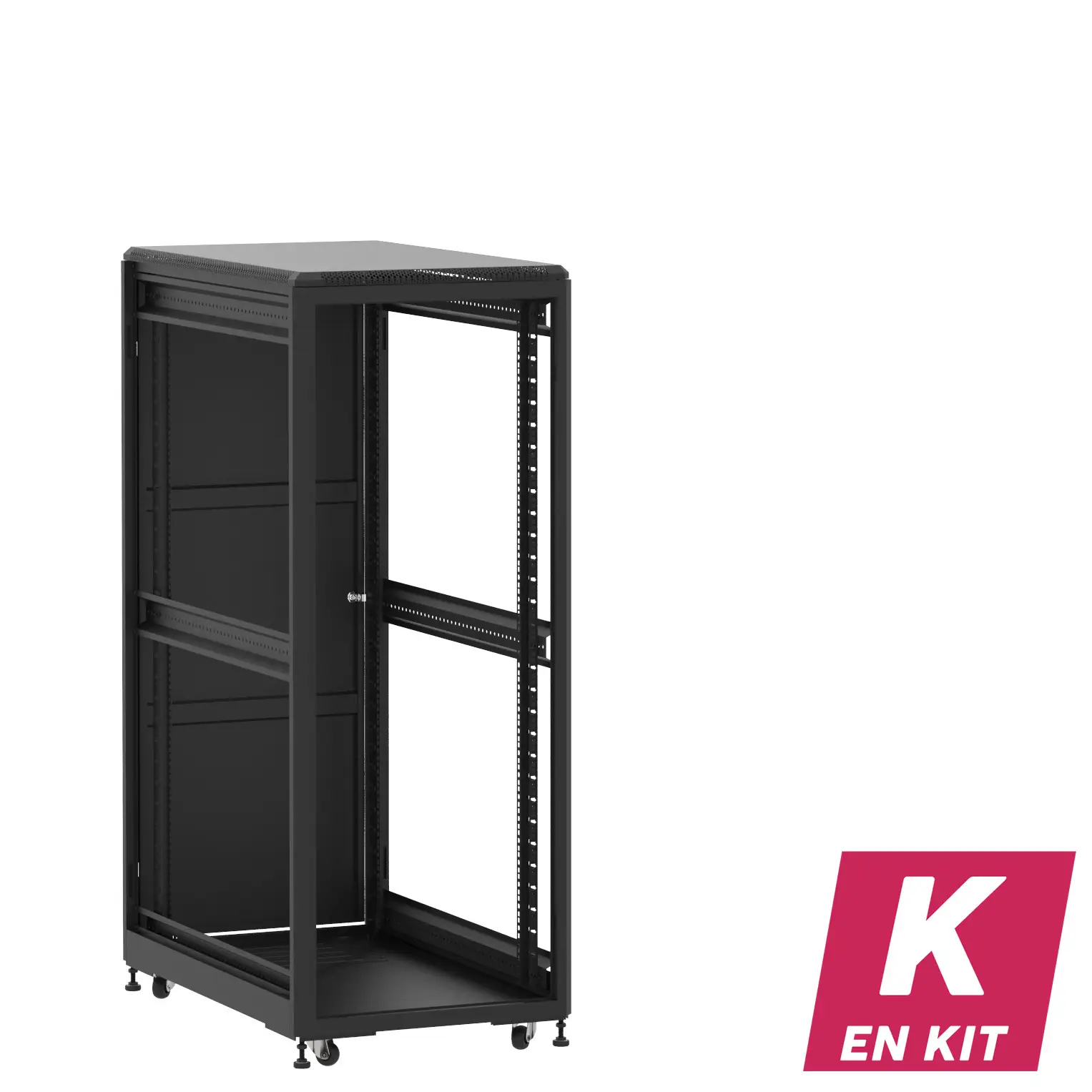 Socamont - Baie serveur Ligne 500 - 19" - 31U - H1585xL600xP1000 - Noir - En Kit - ZP/SP/ZL (réf. 531610KZPSPZL)
