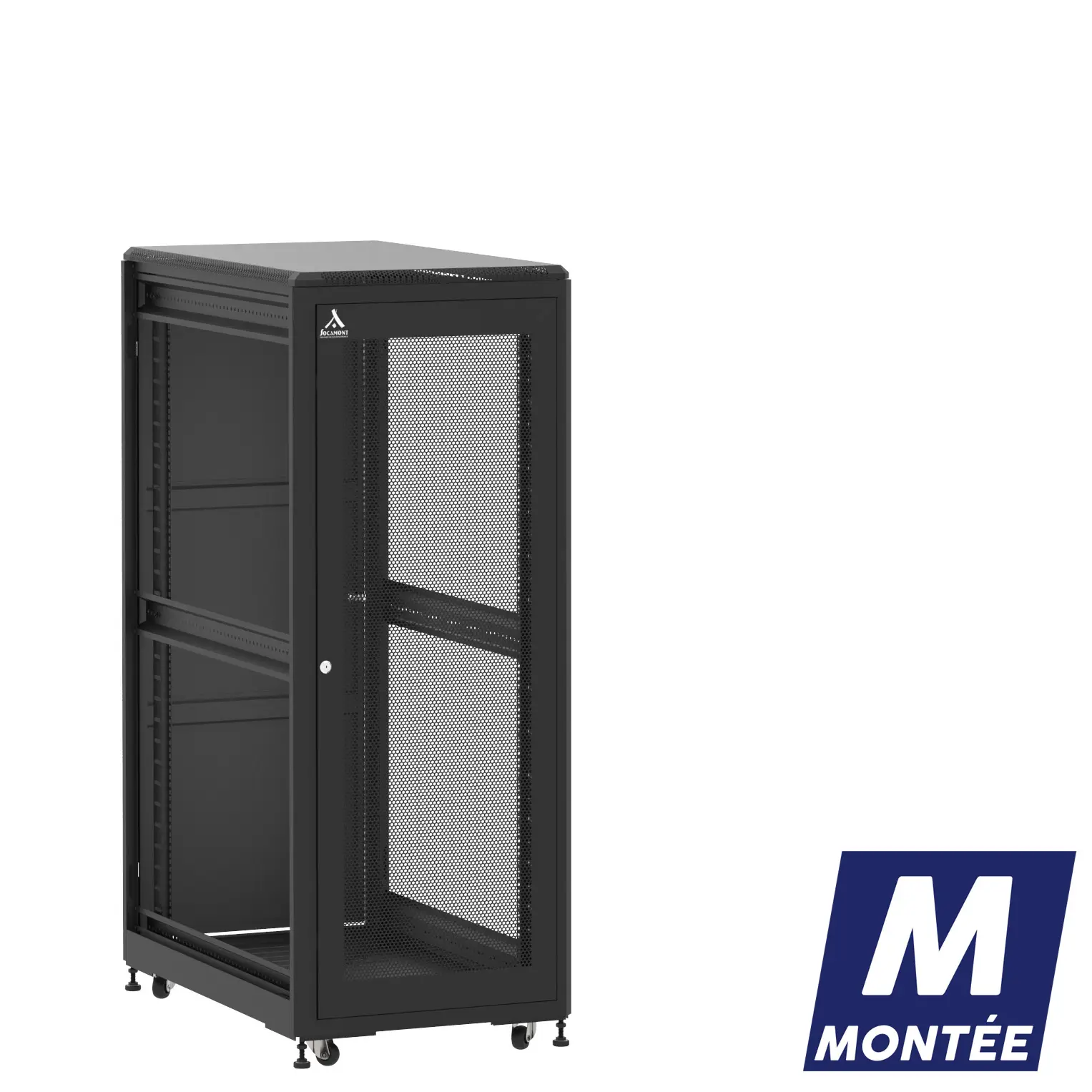 Socamont - Baie serveur Ligne 500 - 19" - 31U - H1585xL600xP1000 - Noir - Monté - SA/SP/ZL (réf. 531610MSASPZL)
