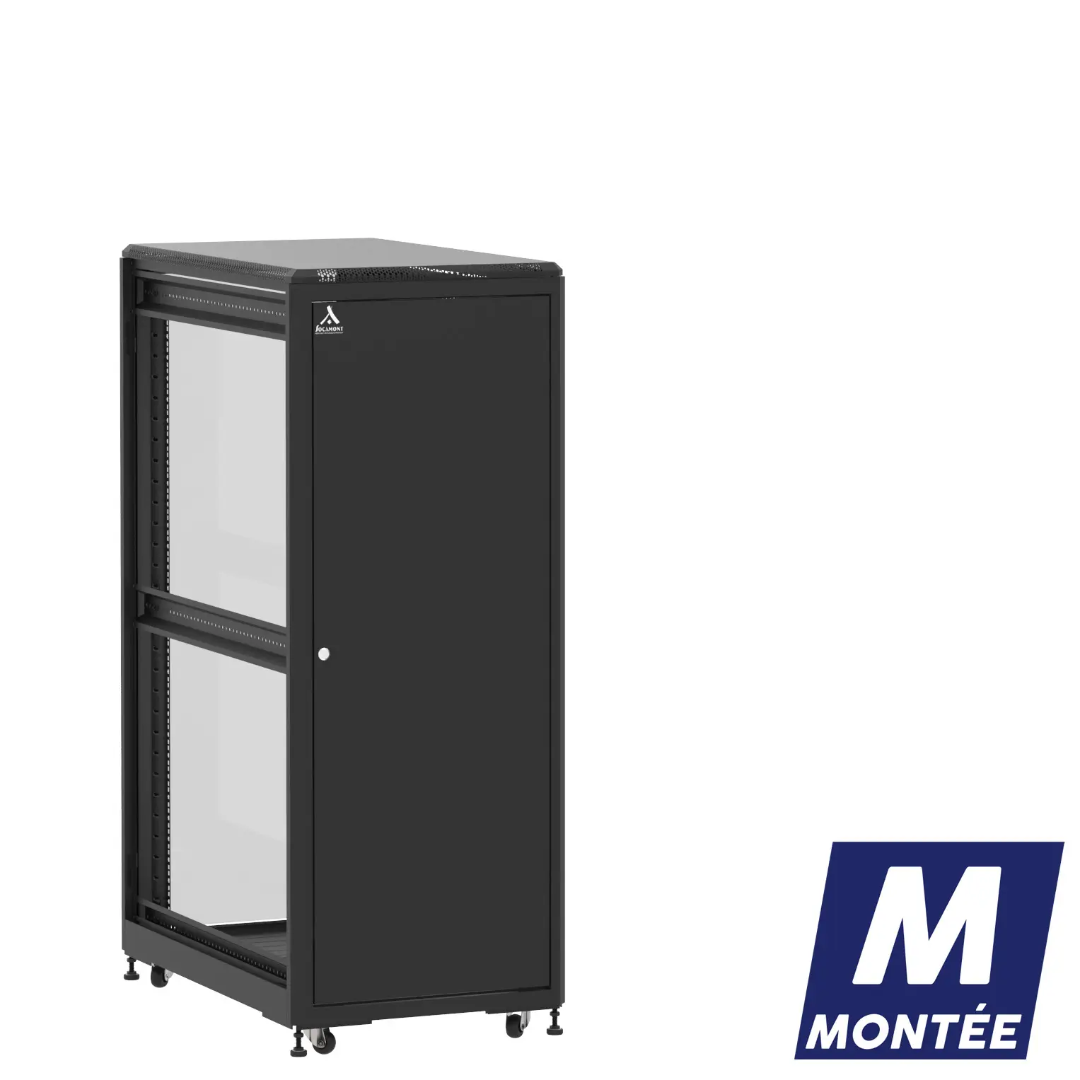 Socamont - Baie serveur Ligne 500 - 19" - 31U - H1585xL600xP1000 - Noir - Monté - SP/SV/ZL (réf. 531610MSPSVZL)