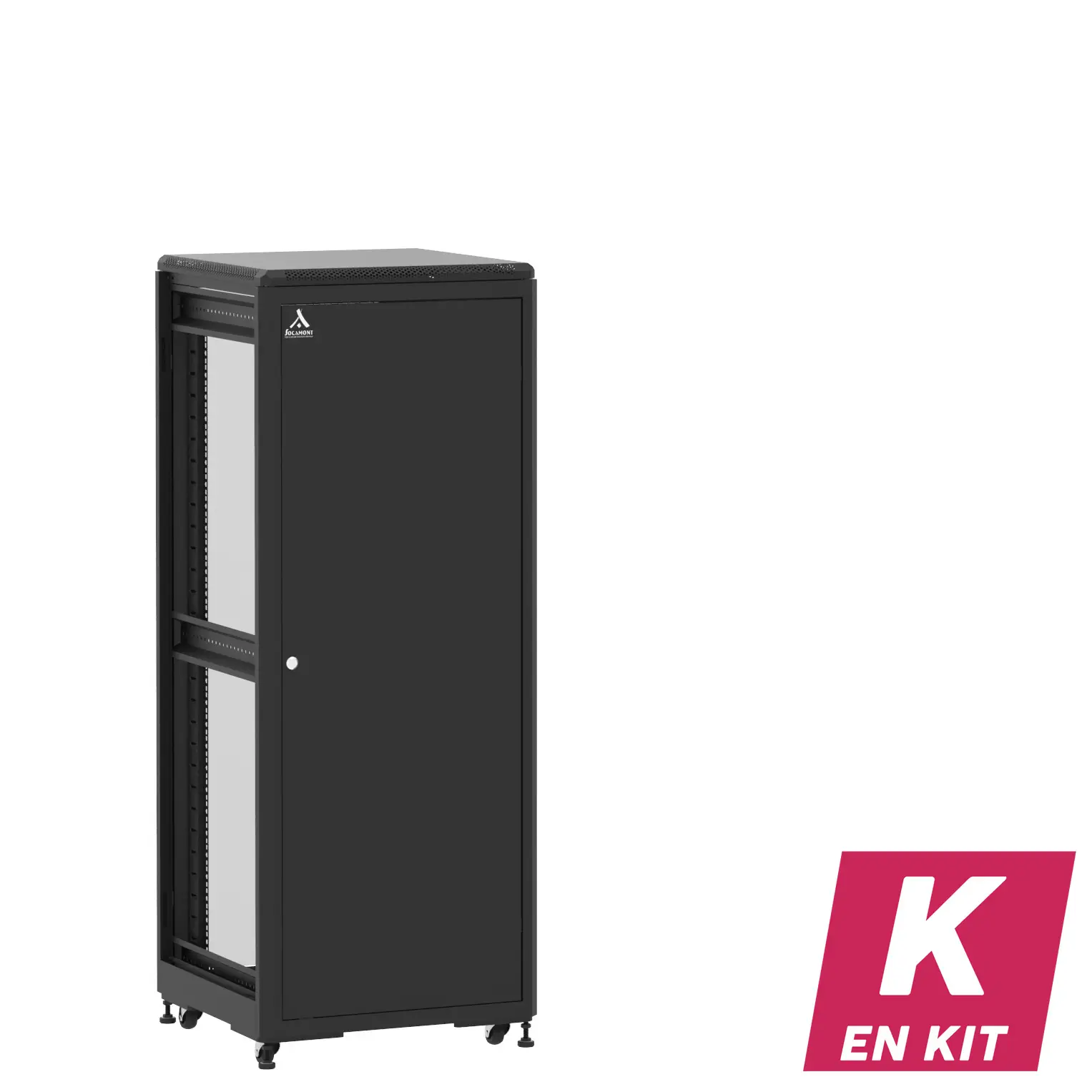 Socamont - Baie serveur Ligne 500 - 19" - 31U - H1585xL600xP600 - Noir - En Kit - SP/SV/ZL (réf. 53166KSPSVZL)