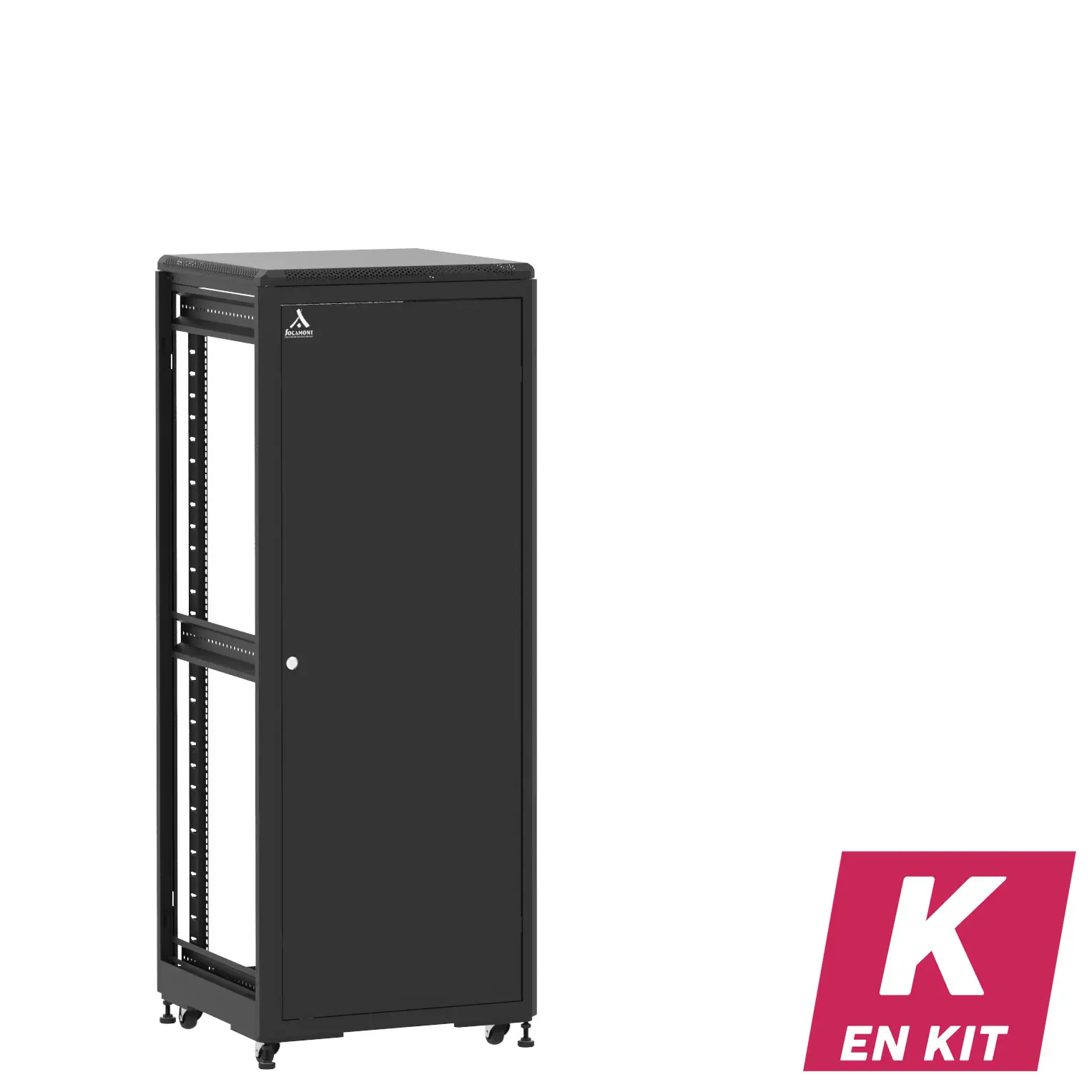 Socamont - Baie serveur Ligne 500 - 19" - 31U - H1585xL600xP600 - Noir - En Kit - SP/ZP/ZL (réf. 53166KSPZPZL)
