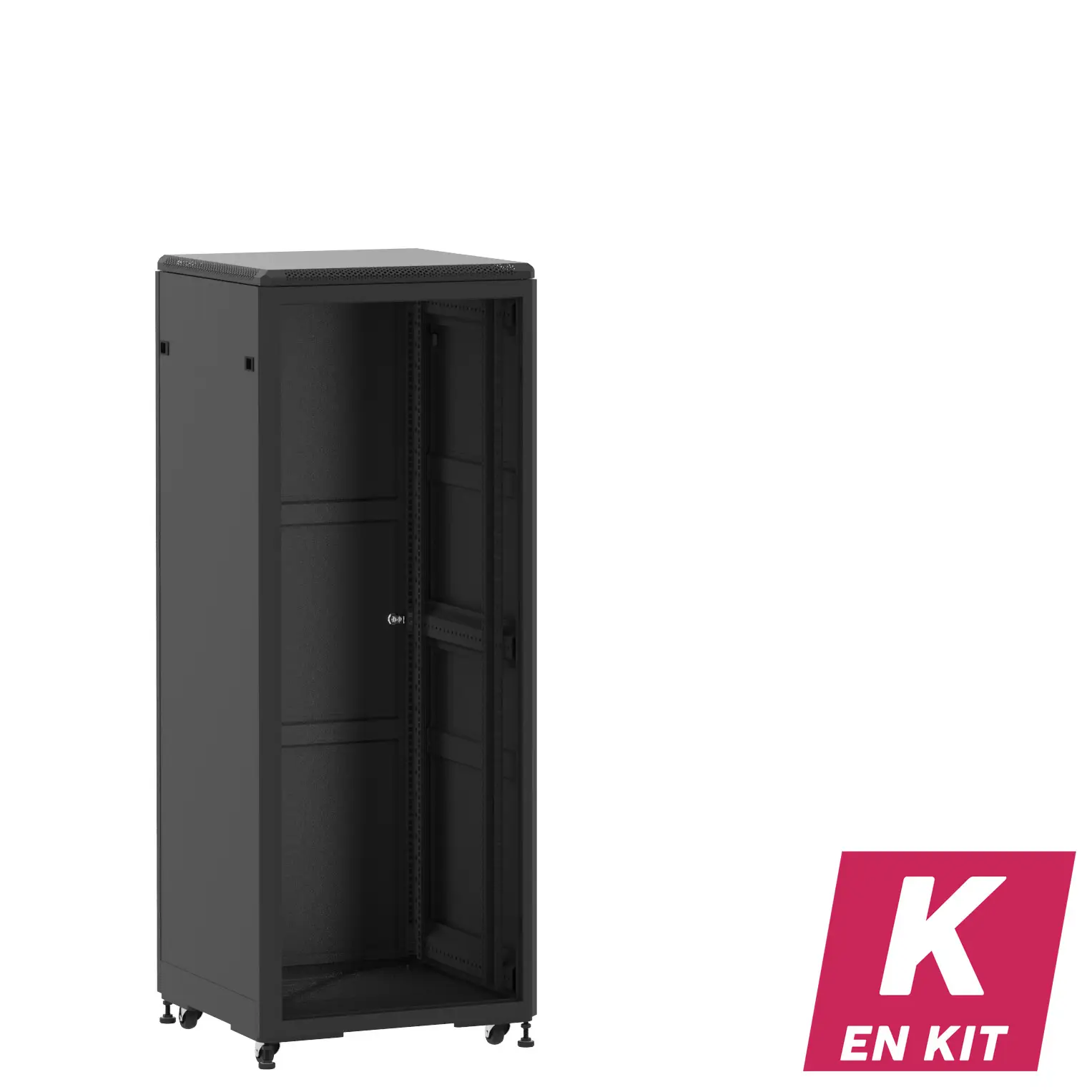 Socamont - Baie serveur Ligne 500 - 19" - 31U - H1585xL600xP600 - Noir - En Kit - ZP/SP/PL (réf. 53166KZPSPPL)