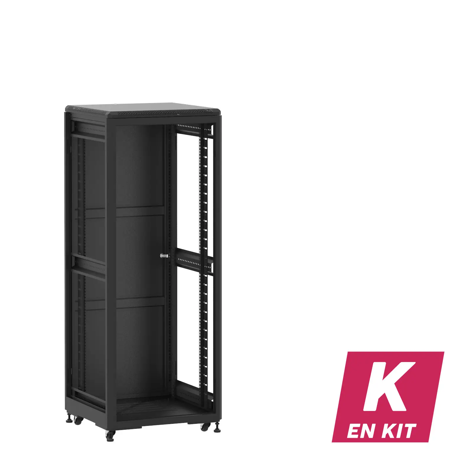 Socamont - Baie serveur Ligne 500 - 19" - 31U - H1585xL600xP600 - Noir - En Kit - ZP/SP/ZL (réf. 53166KZPSPZL)