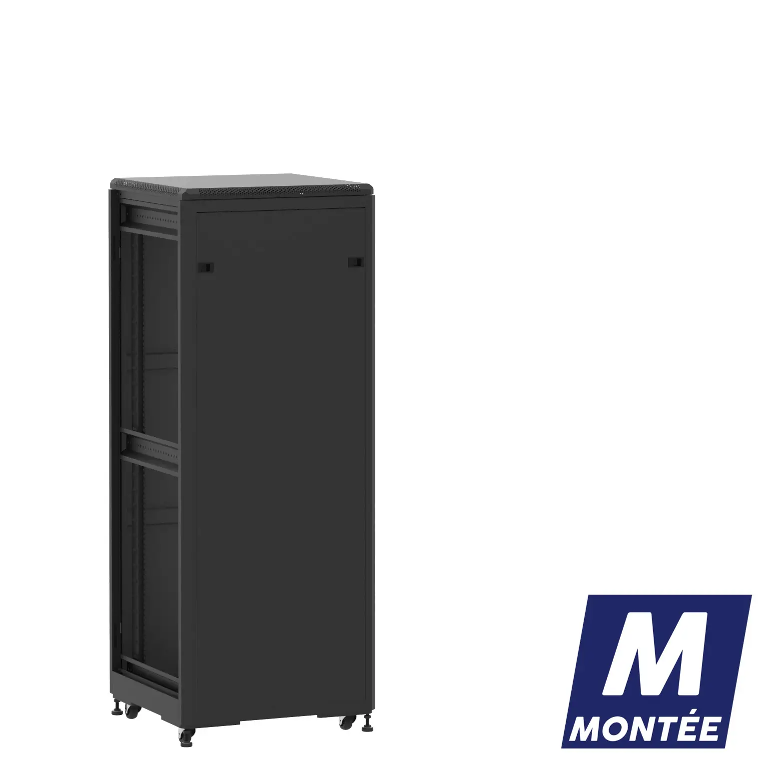 Socamont - Baie serveur Ligne 500 - 19" - 31U - H1585xL600xP600 - Noir - Monté - PP/SP/ZL (réf. 53166MPPSPZL)
