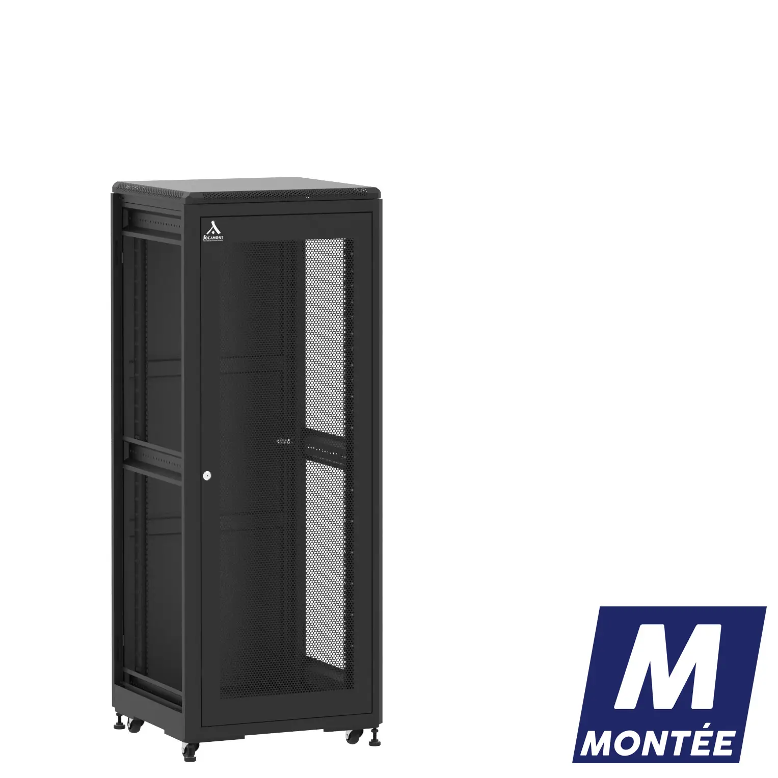 Socamont - Baie serveur Ligne 500 - 19" - 31U - H1585xL600xP600 - Noir - Monté - SA/SP/ZL (réf. 53166MSASPZL)