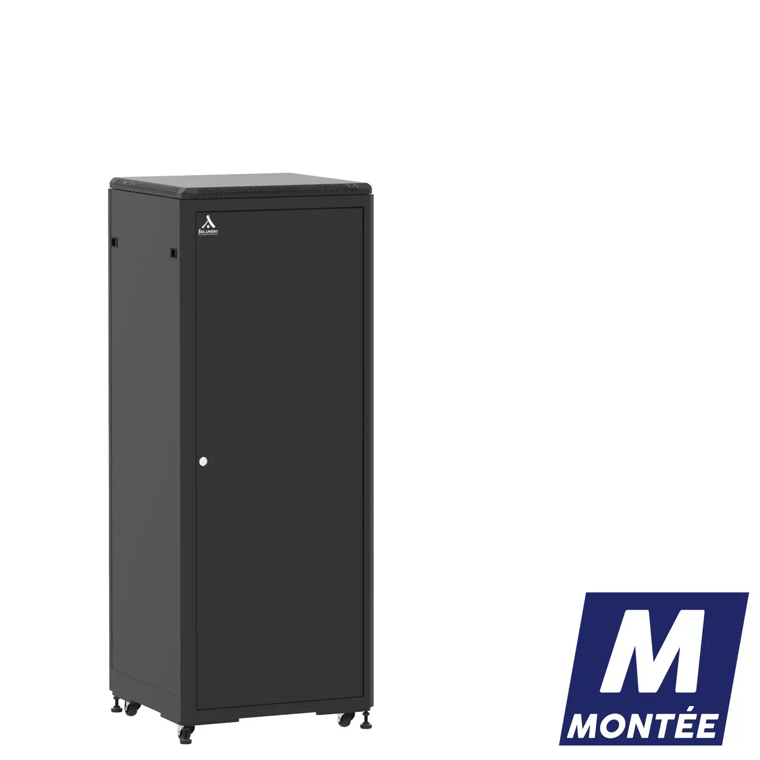 Socamont - Baie serveur Ligne 500 - 19" - 31U - H1585xL600xP600 - Noir - Monté - SP/PP/PL (réf. 53166MSPPPPL)