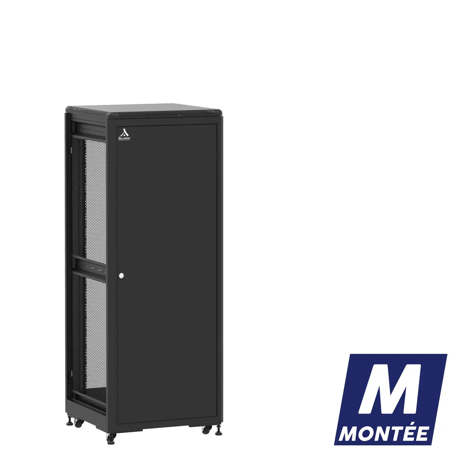 Socamont - Baie serveur Ligne 500 - 19" - 31U - H1585xL600xP600 - Noir - Monté - SP/SA/ZL (réf. 53166MSPSAZL)