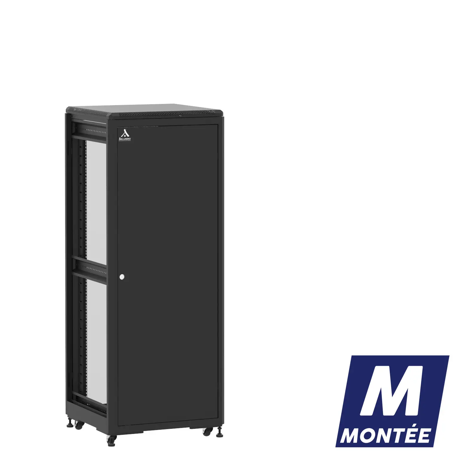 Socamont - Baie serveur Ligne 500 - 19" - 31U - H1585xL600xP600 - Noir - Monté - SP/SV/ZL (réf. 53166MSPSVZL)