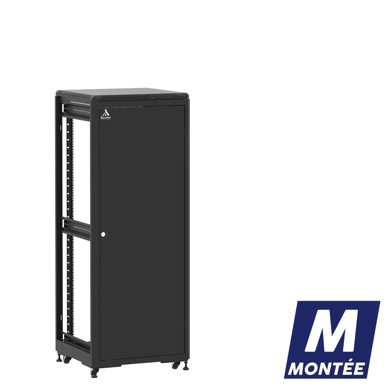Socamont - Baie serveur Ligne 500 - 19" - 31U - H1585xL600xP600 - Noir - Monté - SP/ZP/ZL (réf. 53166MSPZPZL)