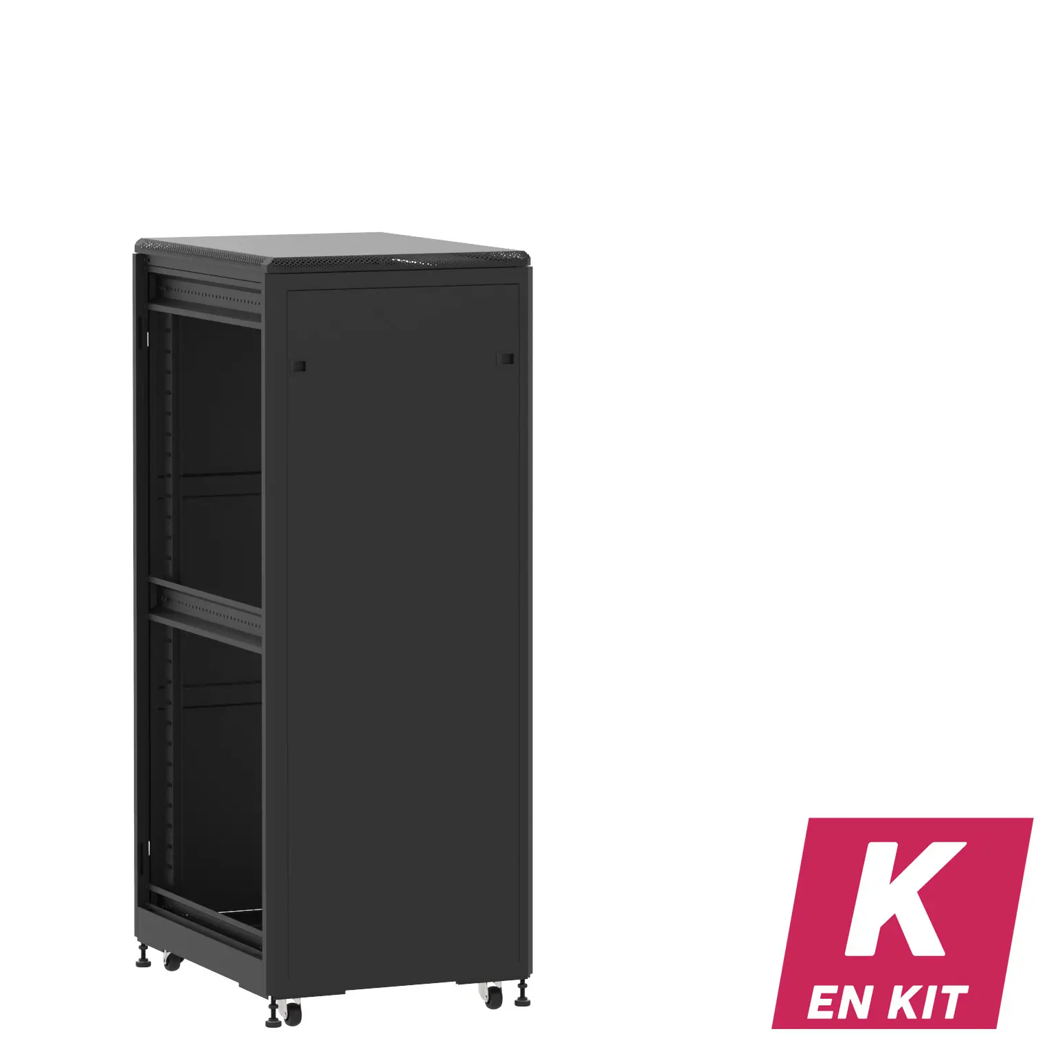Socamont - Baie serveur Ligne 500 - 19" - 31U - H1585xL600xP800 - Noir - En Kit - PP/SP/ZL (réf. 53168KPPSPZL)