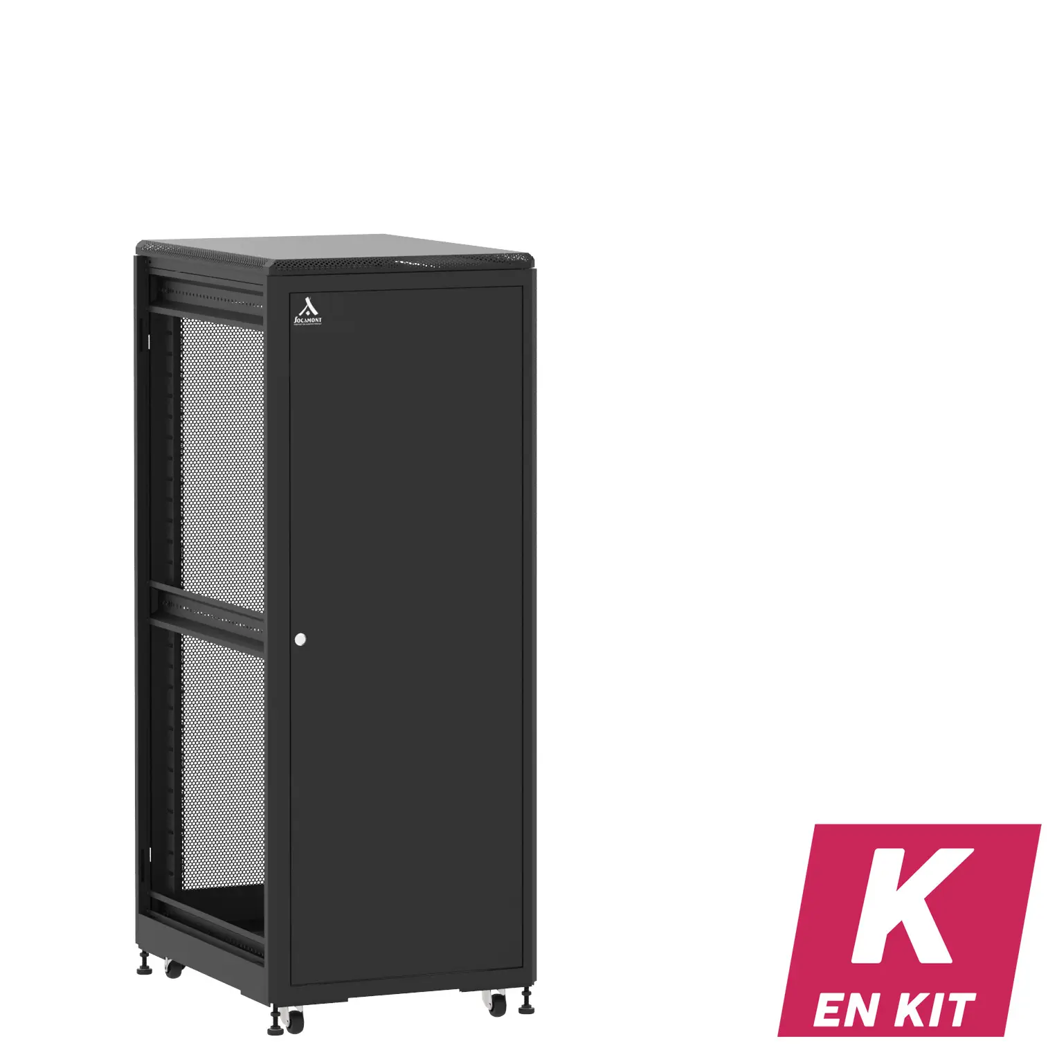 Socamont - Baie serveur Ligne 500 - 19" - 31U - H1585xL600xP800 - Noir - En Kit - SP/SA/ZL (réf. 53168KSPSAZL)