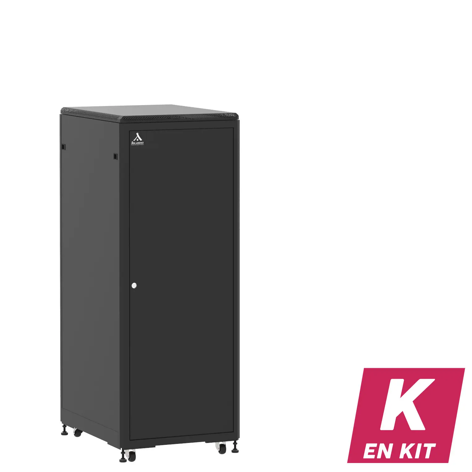 Socamont - Baie serveur Ligne 500 - 19" - 31U - H1585xL600xP800 - Noir - En Kit - SP/SV/PL (réf. 53168KSPSVPL)