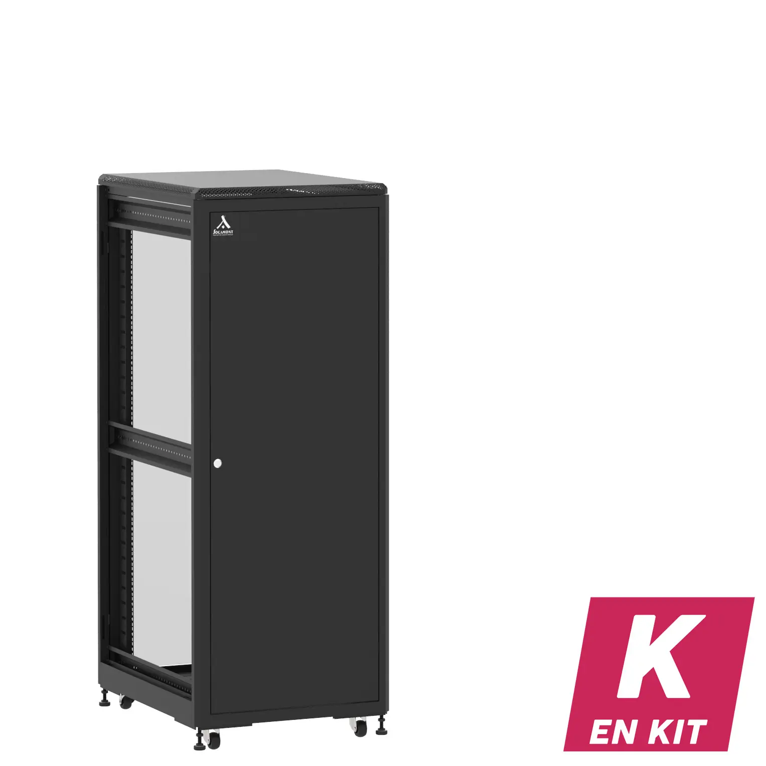Socamont - Baie serveur Ligne 500 - 19" - 31U - H1585xL600xP800 - Noir - En Kit - SP/SV/ZL (réf. 53168KSPSVZL)