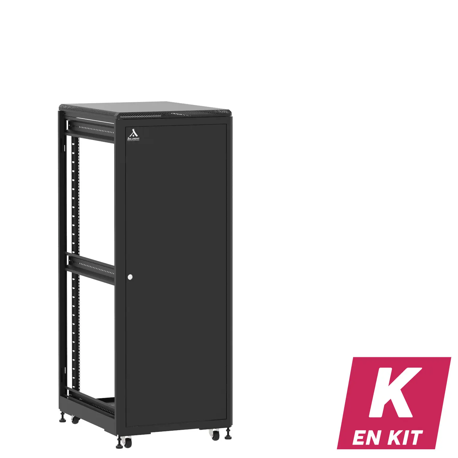 Socamont - Baie serveur Ligne 500 - 19" - 31U - H1585xL600xP800 - Noir - En Kit - SP/ZP/ZL (réf. 53168KSPZPZL)