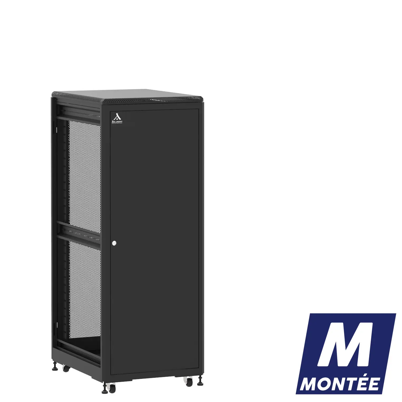 Socamont - Baie serveur Ligne 500 - 19" - 31U - H1585xL600xP800 - Noir - Monté - SP/SA/ZL (réf. 53168MSPSAZL)