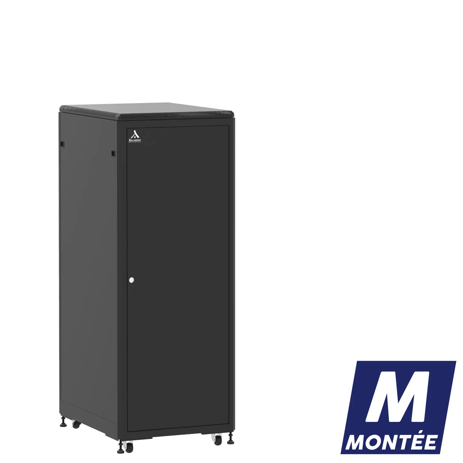 Socamont - Baie serveur Ligne 500 - 19" - 31U - H1585xL600xP800 - Noir - Monté - SP/SV/PL (réf. 53168MSPSVPL)
