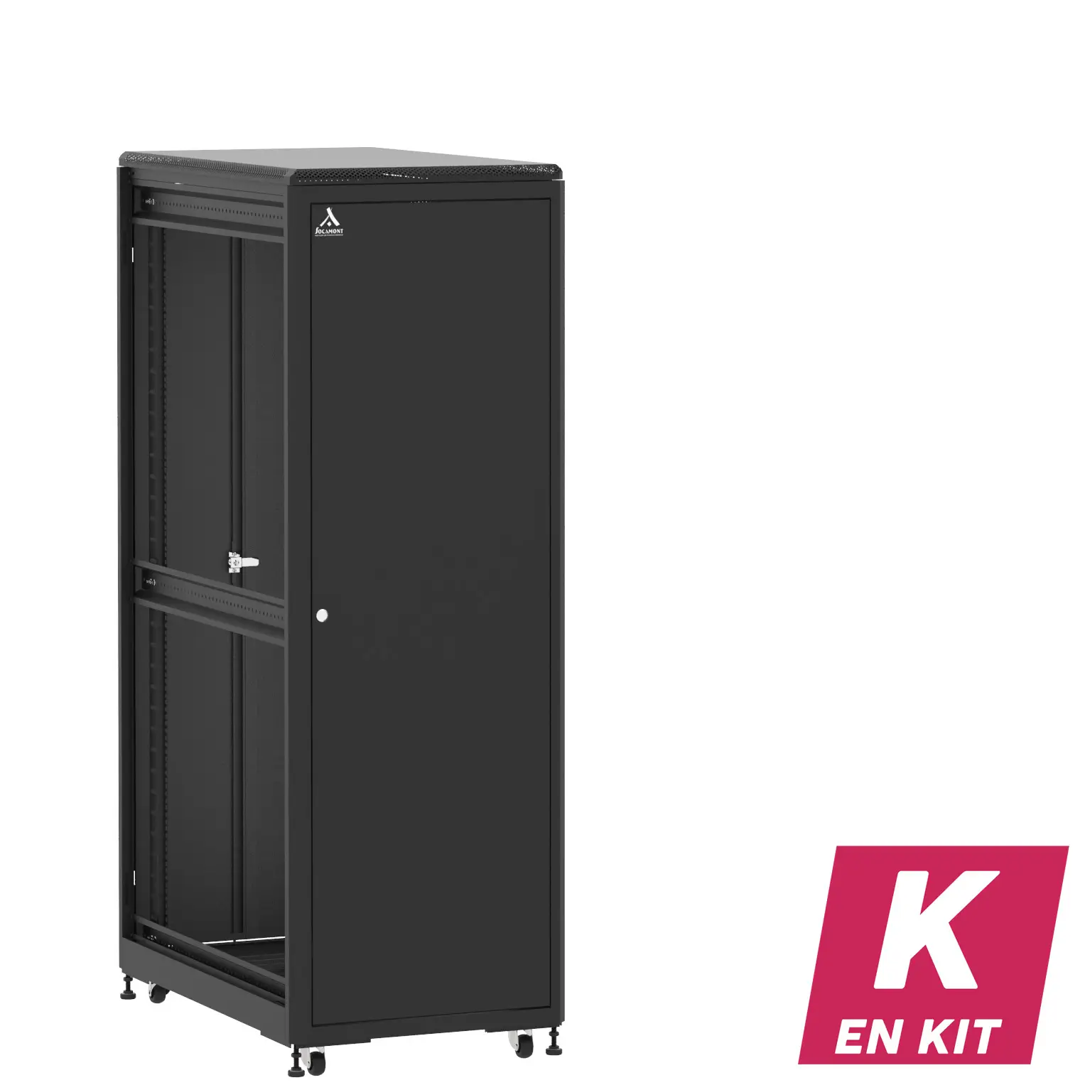 Socamont - Baie serveur Ligne 500 - 19" - 36U - H1807xL600xP1000 - Noir - En Kit - SP/DP/ZL (réf. 536610KSPDPZL)