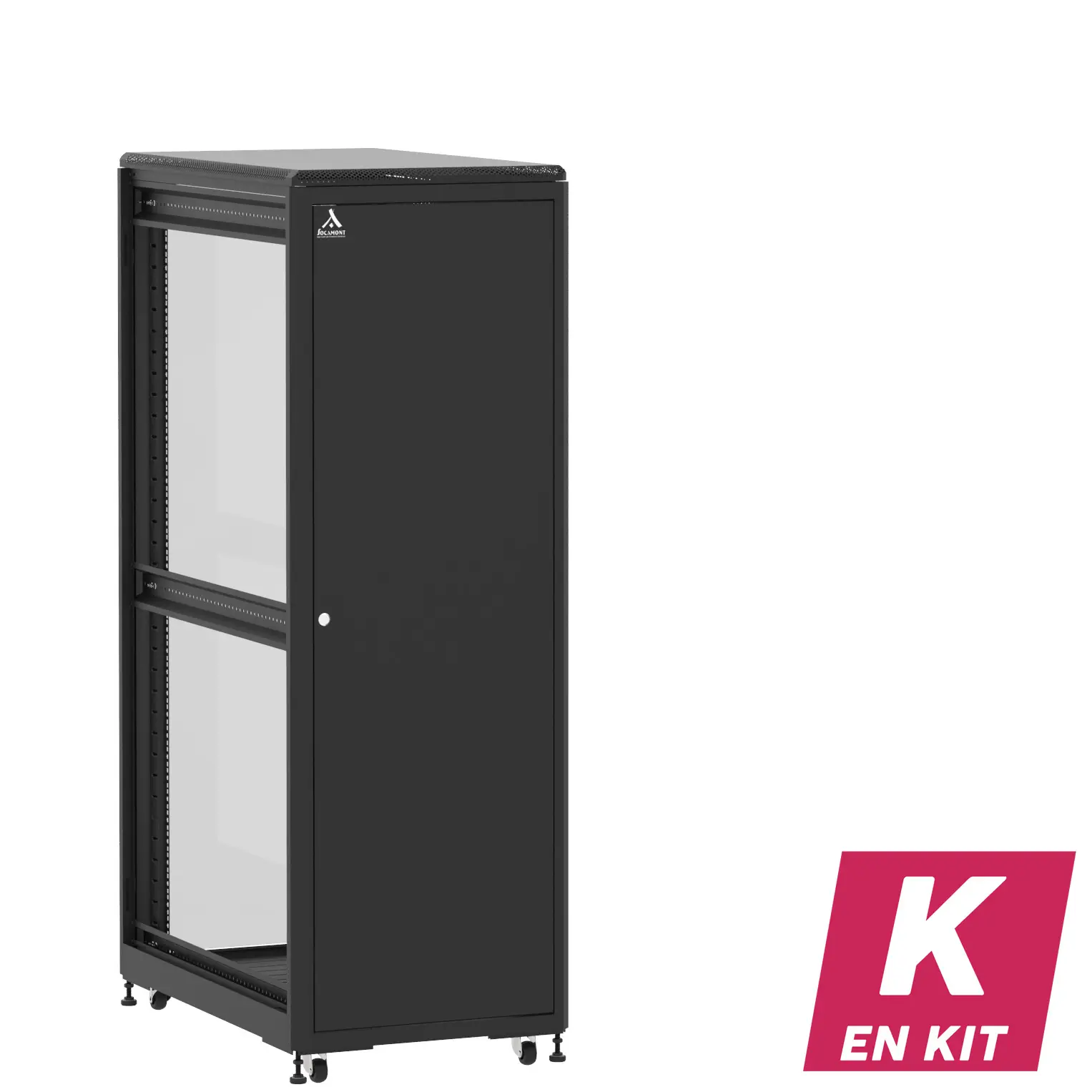 Socamont - Baie serveur Ligne 500 - 19" - 36U - H1807xL600xP1000 - Noir - En Kit - SP/SV/ZL (réf. 536610KSPSVZL)