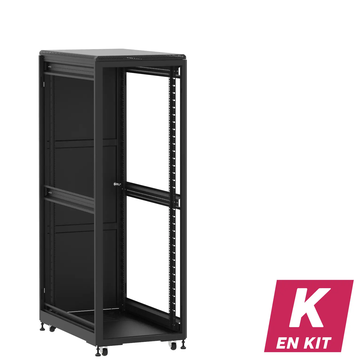 Socamont - Baie serveur Ligne 500 - 19" - 36U - H1807xL600xP1000 - Noir - En Kit - ZP/SP/ZL (réf. 536610KZPSPZL)
