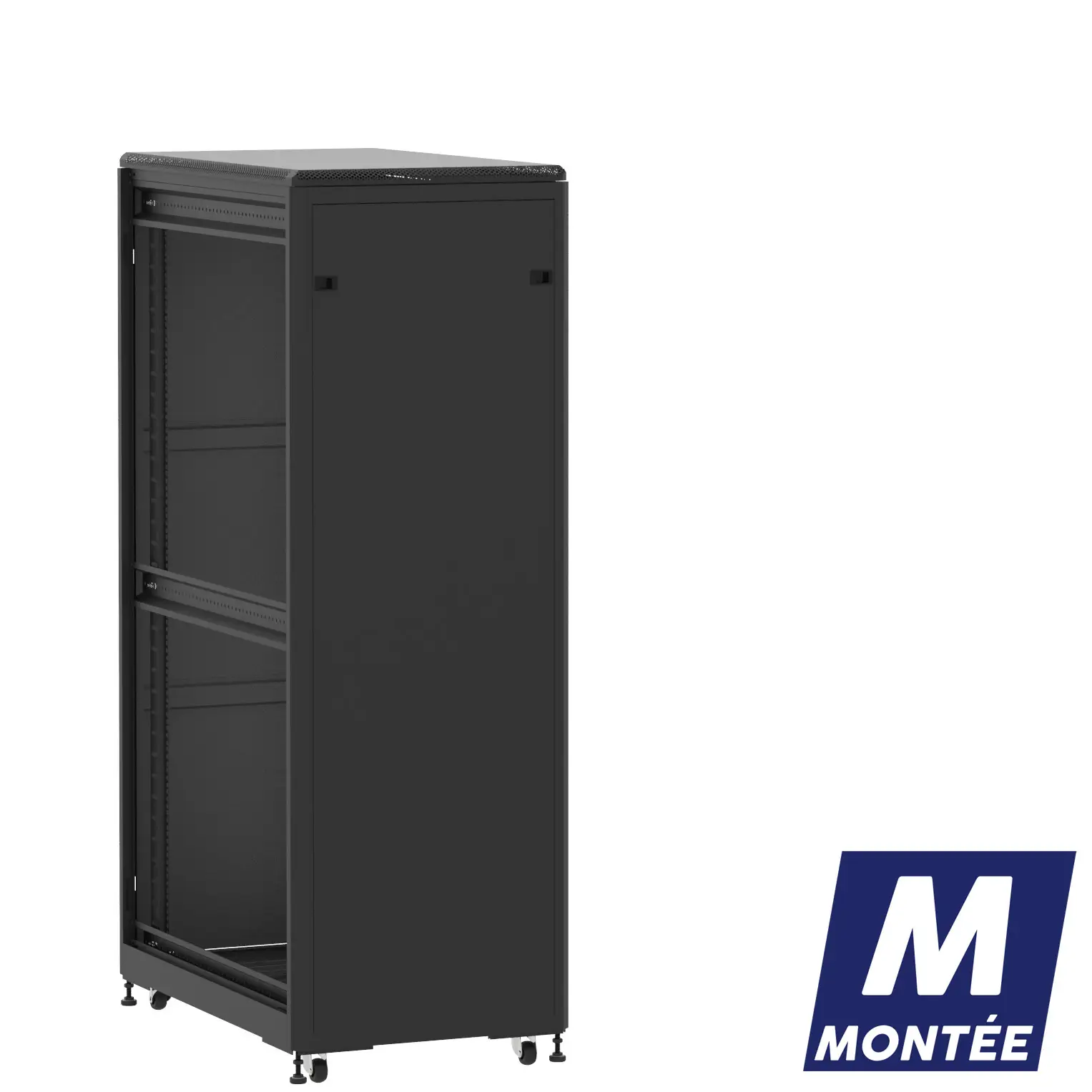 Socamont - Baie serveur Ligne 500 - 19" - 36U - H1807xL600xP1000 - Noir - Monté - PP/SP/ZL (réf. 536610MPPSPZL)